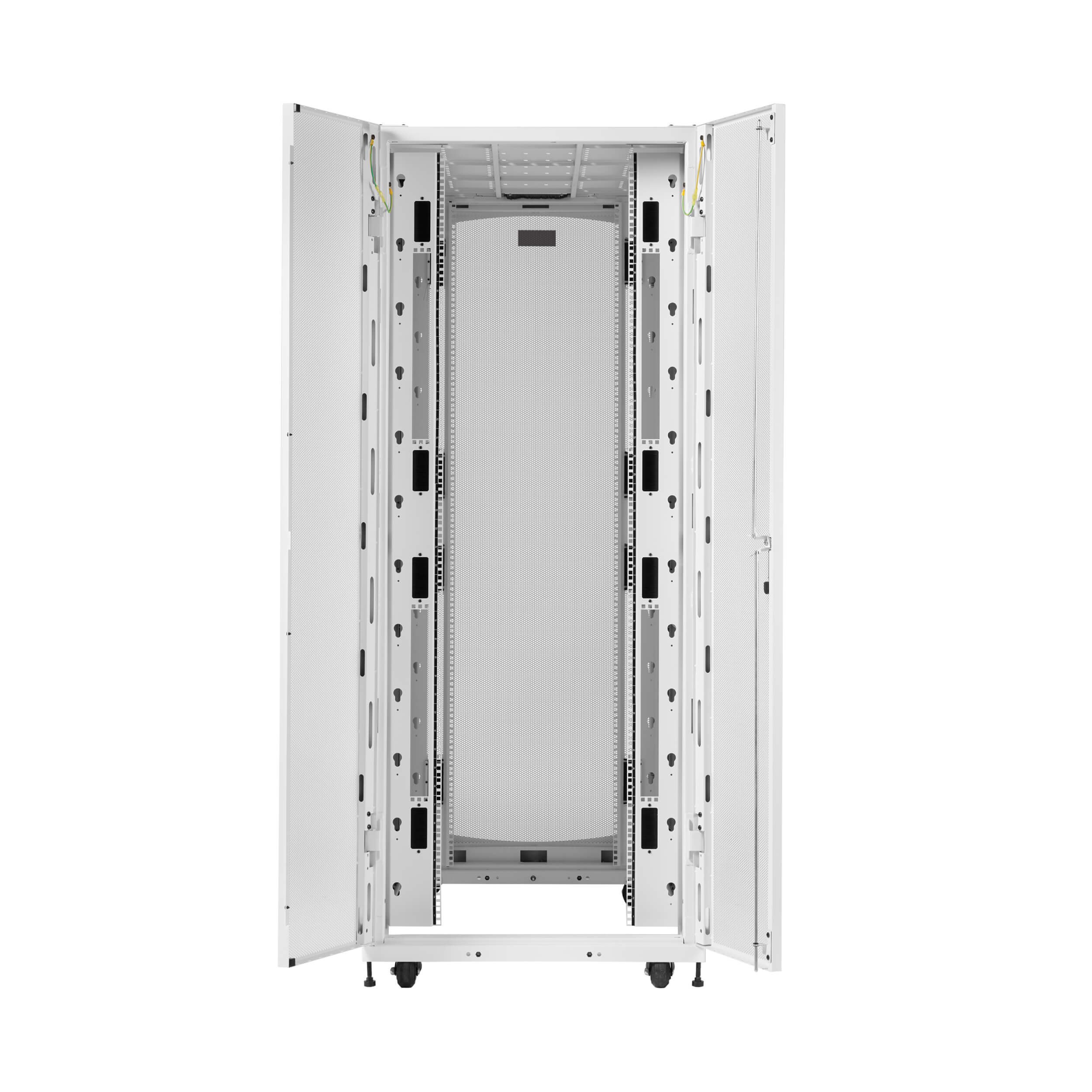 42U Heavy-Duty Extra Wide AI Server Rack Enclosure, White | Eaton