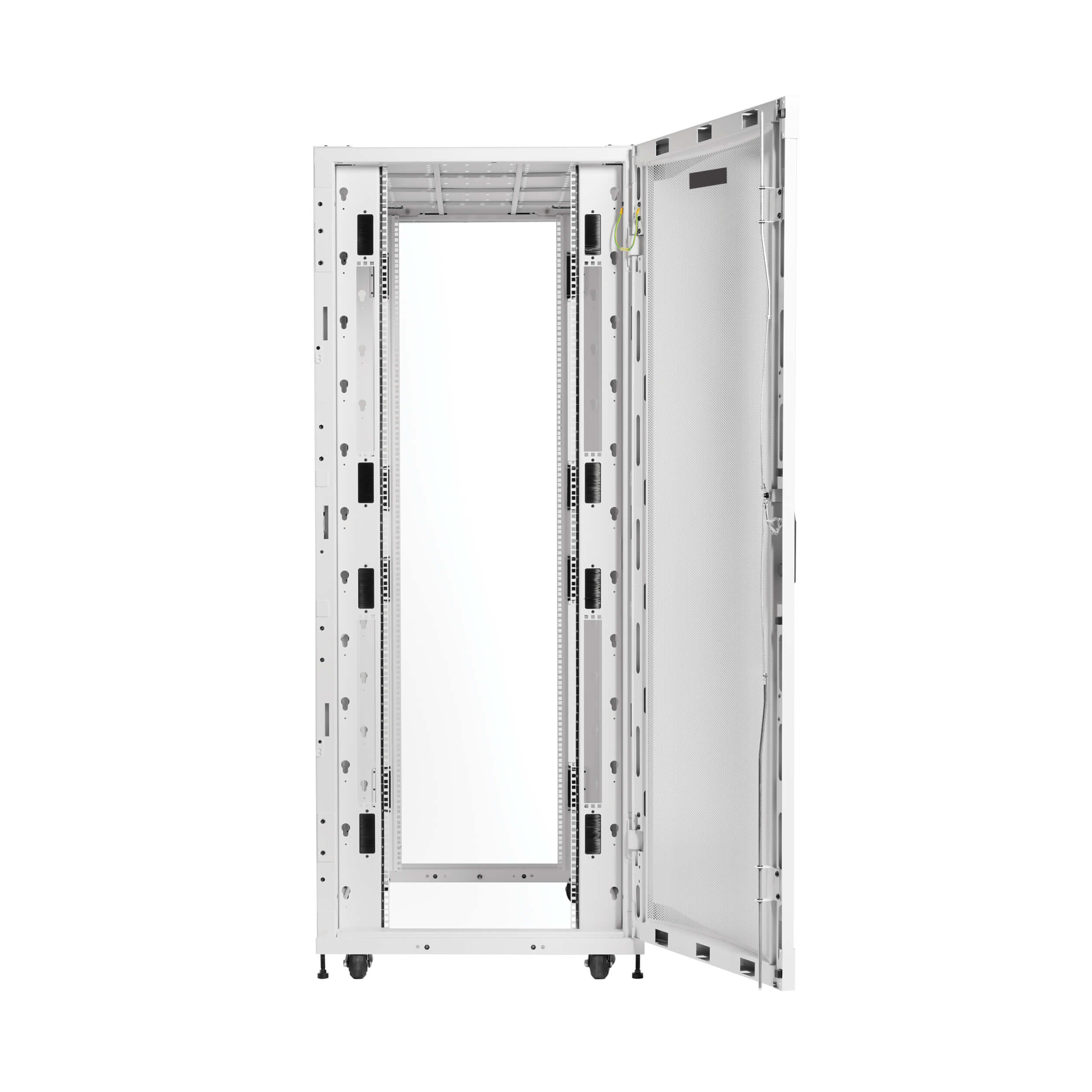 45U Heavy-Duty Extra Wide AI Server Rack Enclosure, White | Eaton