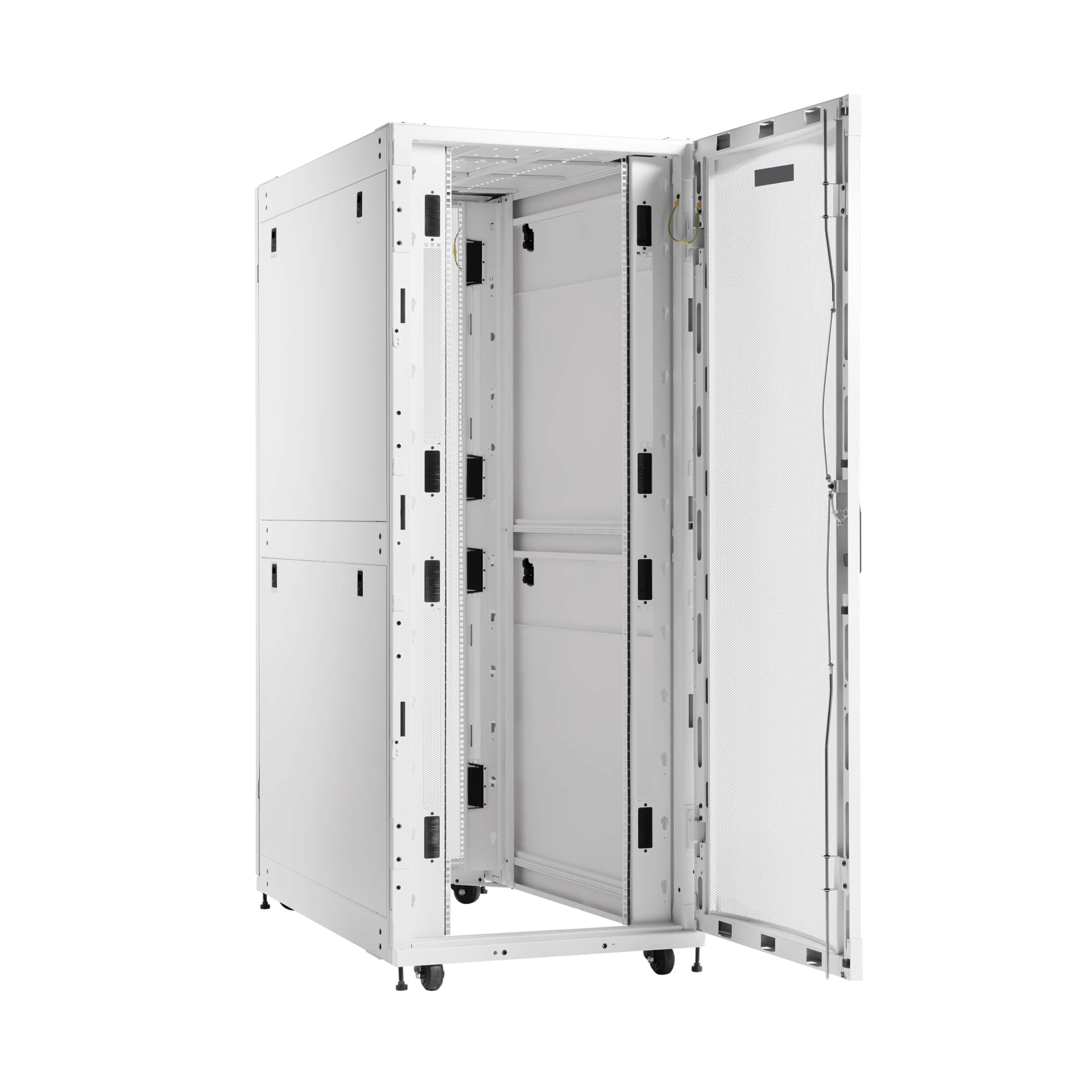 45U Heavy-Duty Deep Extra Wide AI Server Rack Enclosure, White | Eaton
