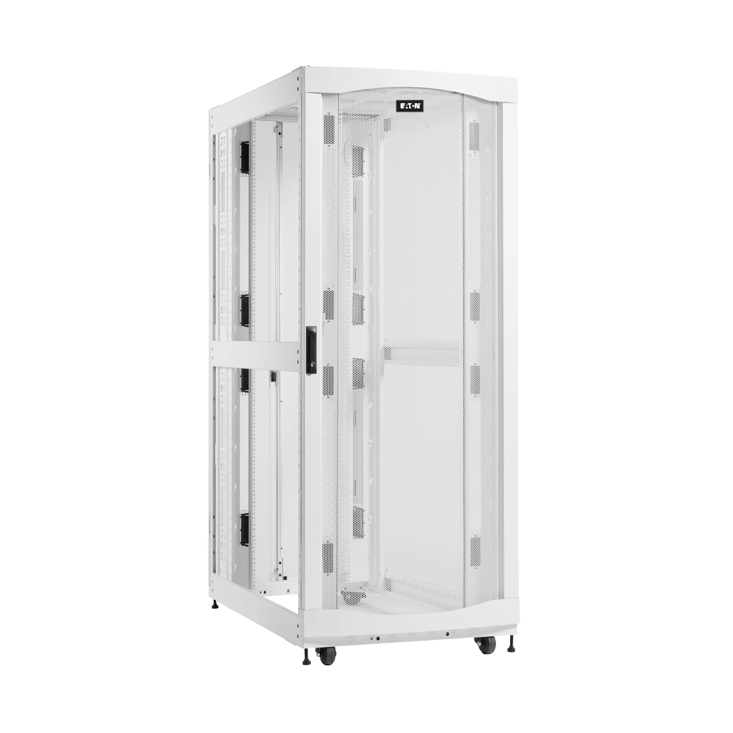 45U Heavy-Duty Deep Extra Wide AI Server Rack Enclosure, White | Eaton