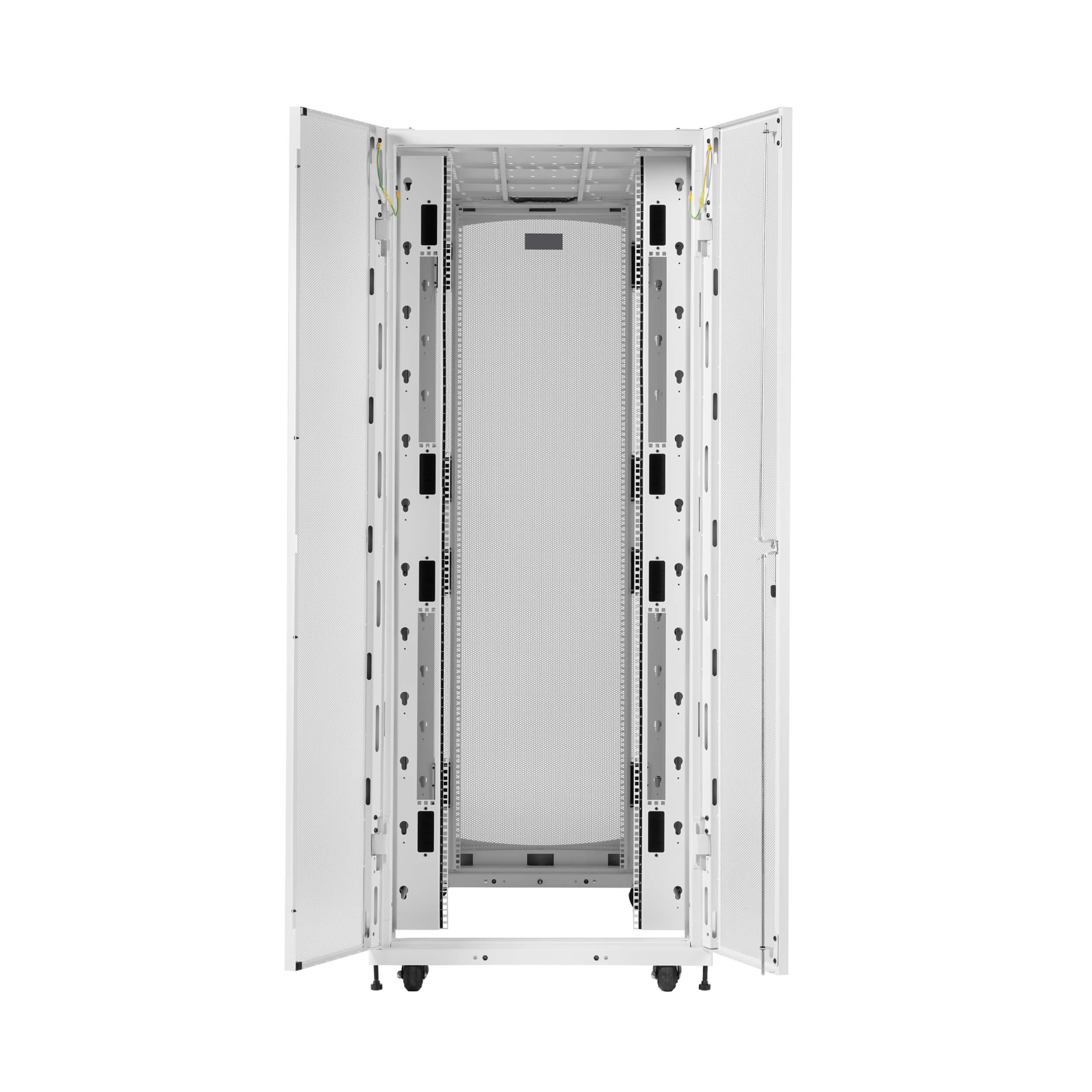 45U Heavy-Duty Deep Extra Wide AI Server Rack Enclosure, White | Eaton