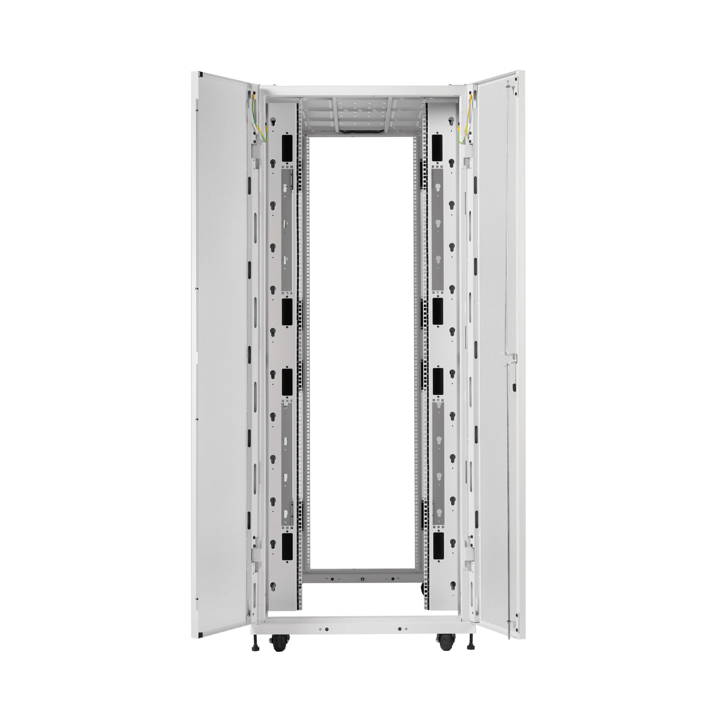 Ai Racy Rack 48U Heavy-Duty Deep Extra Wide AI Server Rack Enclosure, White | Eaton