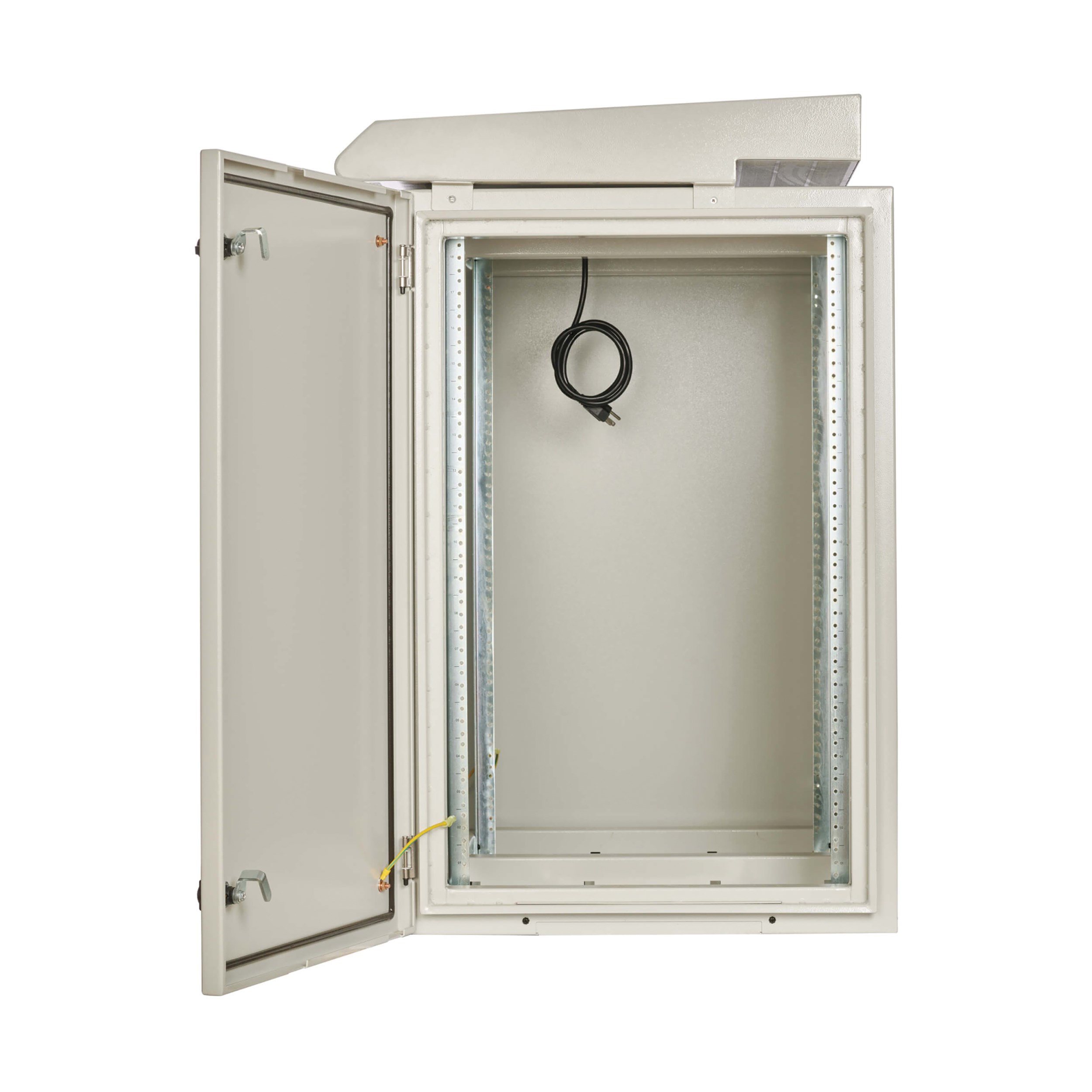 18 Industrial Server Rack NEMA 3R, Gray, Deep, Side Mount | Eaton