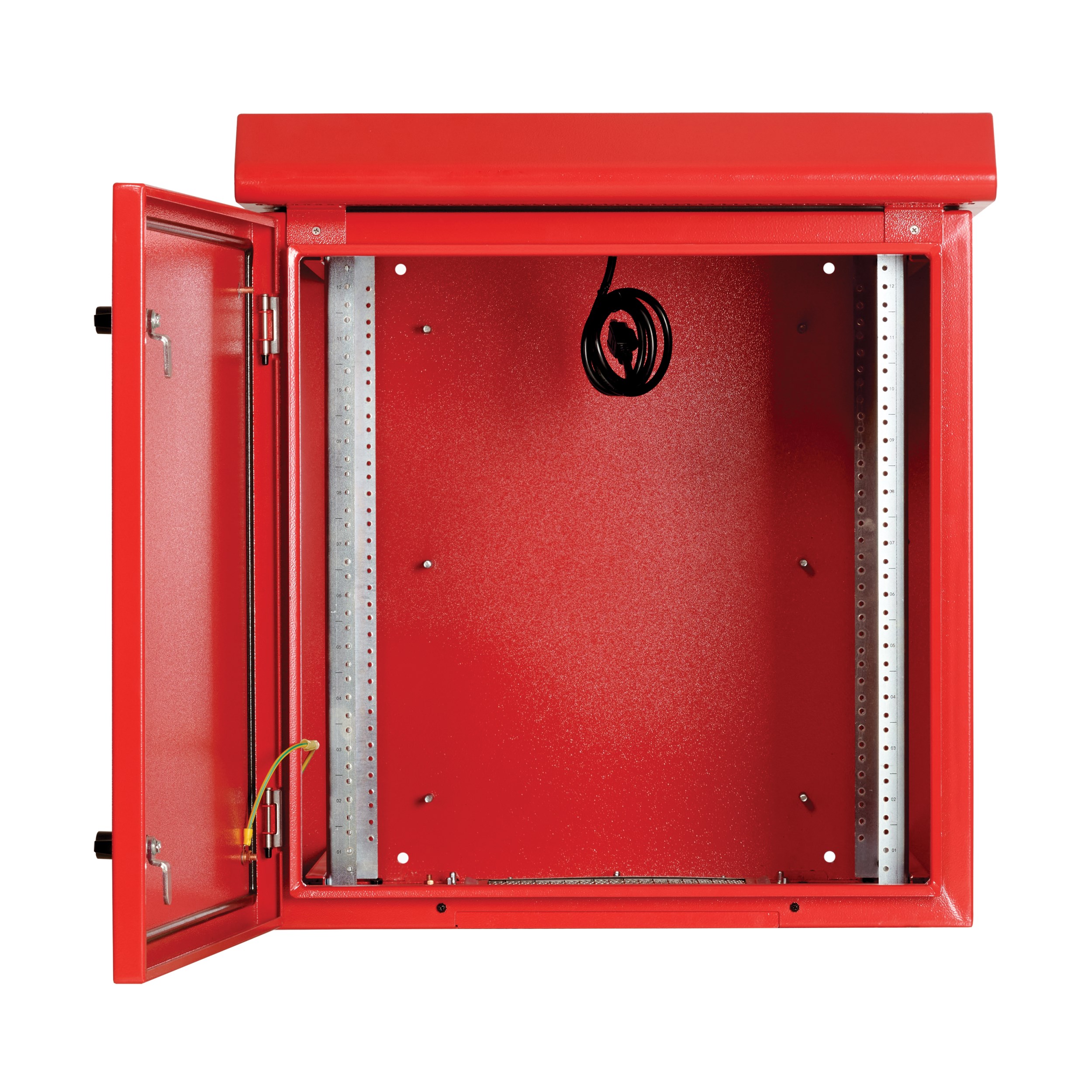 12U Industrial Server Rack NEMA 3R, Red | Eaton