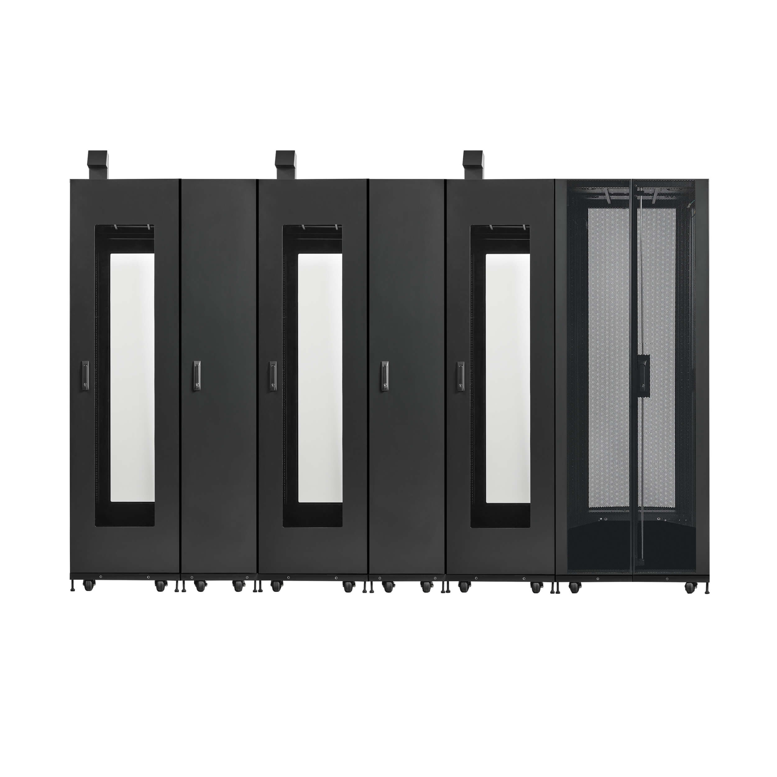 Modular Rack Units Modular Data Center, Self-Cooling, 3x 44U Racks, 2x 25 kW AC, Service ...