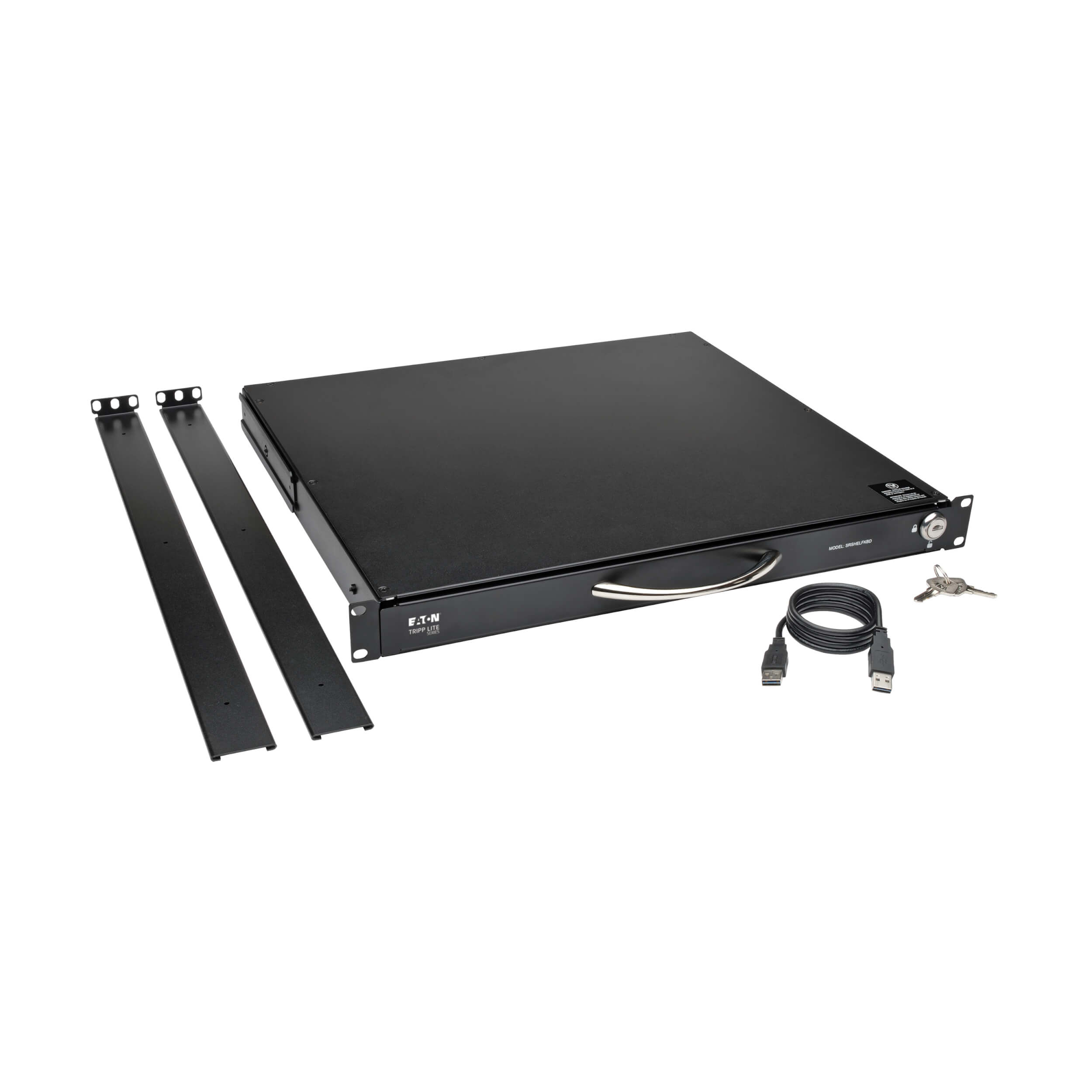 SmartRack 1U Rack-Mount Keyboard, KVM Cable Kit | Eaton