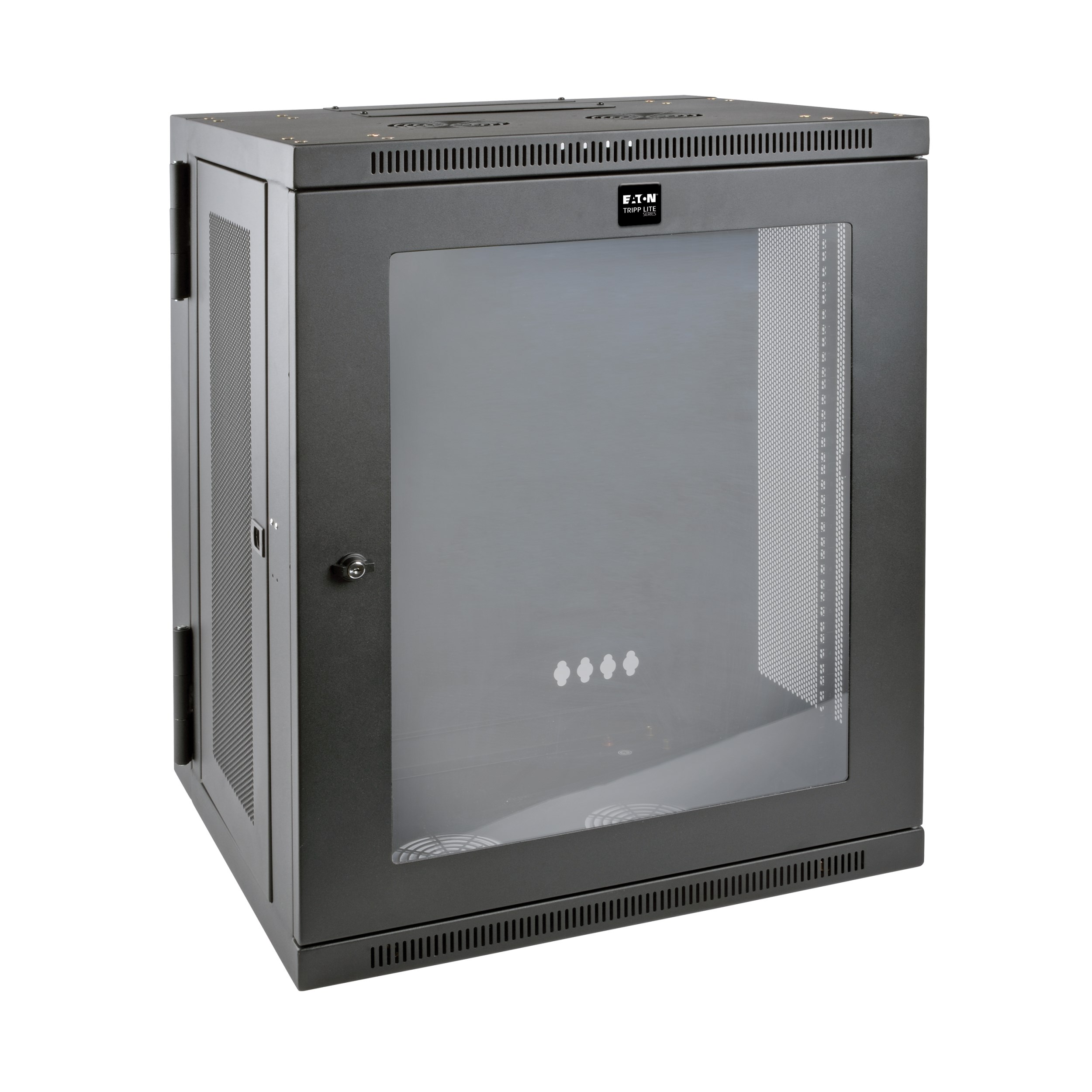 15U Server Rack Cabinet, Switch-Depth, Wall-Mount, Window | Eaton