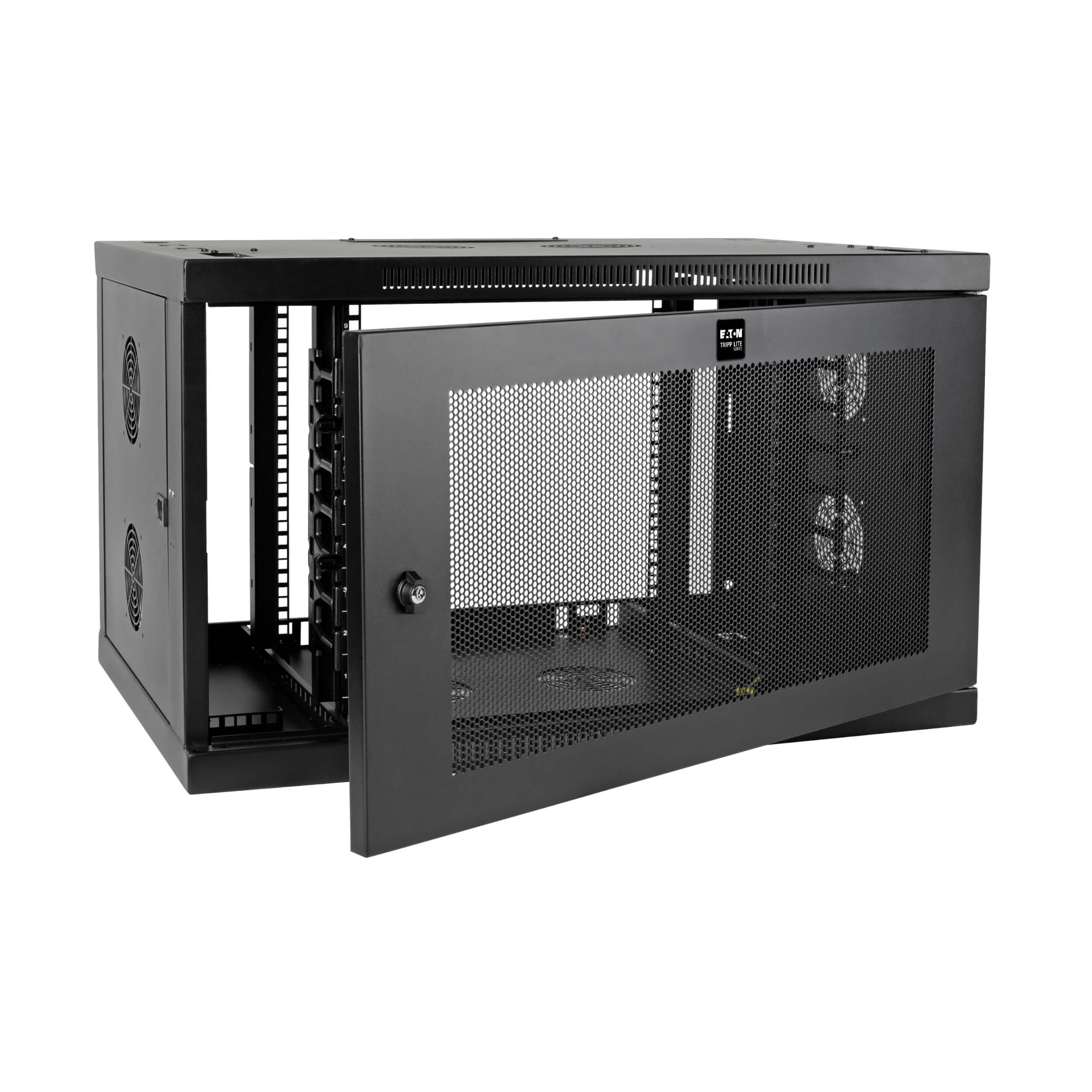 9U Server Rack Cabinet, Switch-Depth-Plus, Wall-Mount, Wide | Eaton