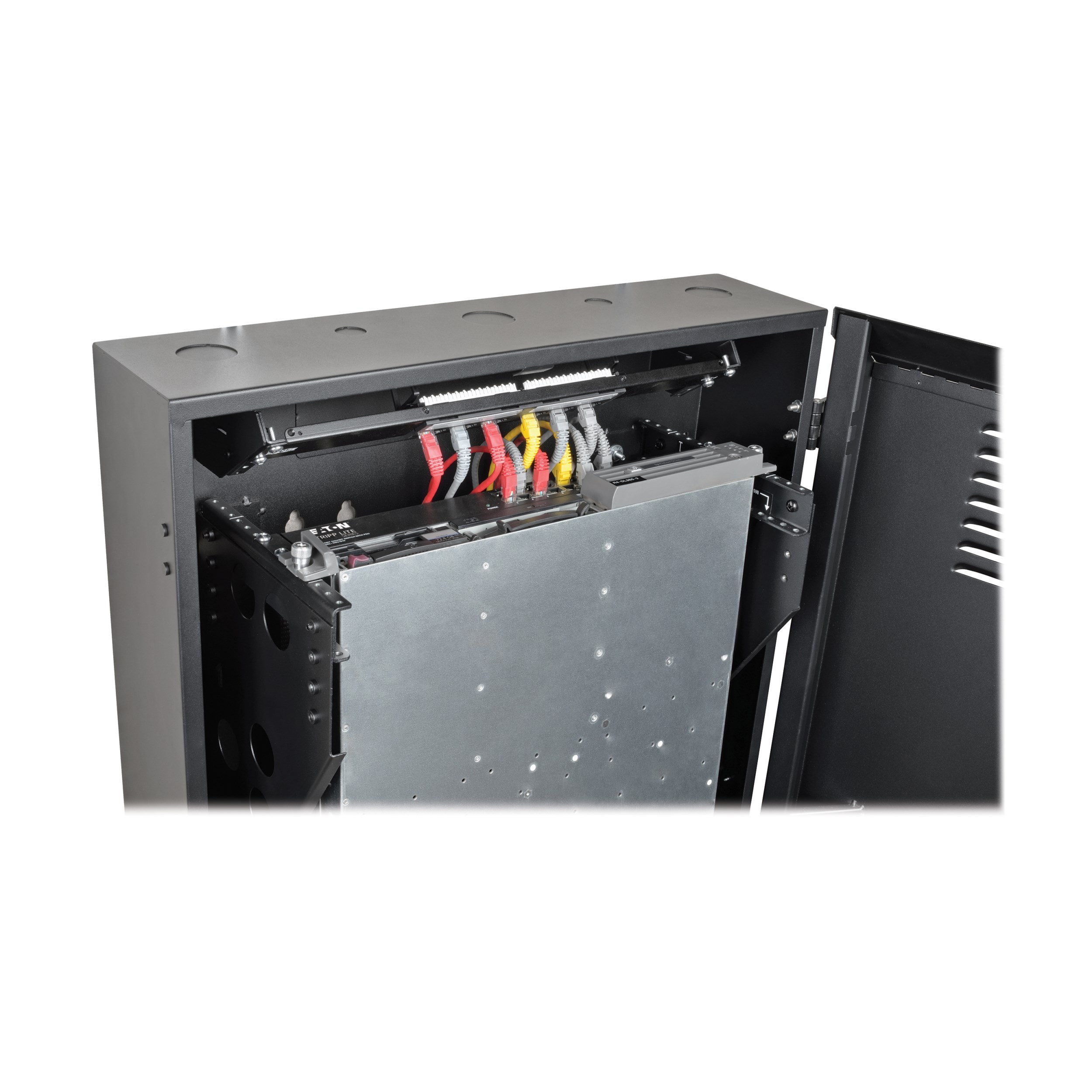 6U Server Rack Cabinet, Vertical-Mount, Switch-Depth, Wall-Mount | Eaton