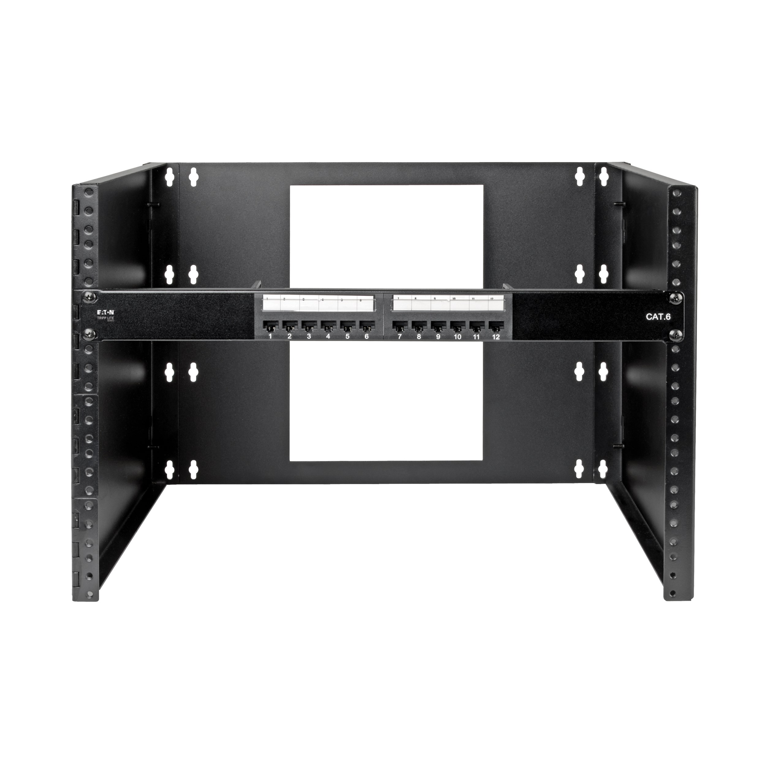 8U WallMount Hinged Bracket for Small Switches, Patch Panels Eaton