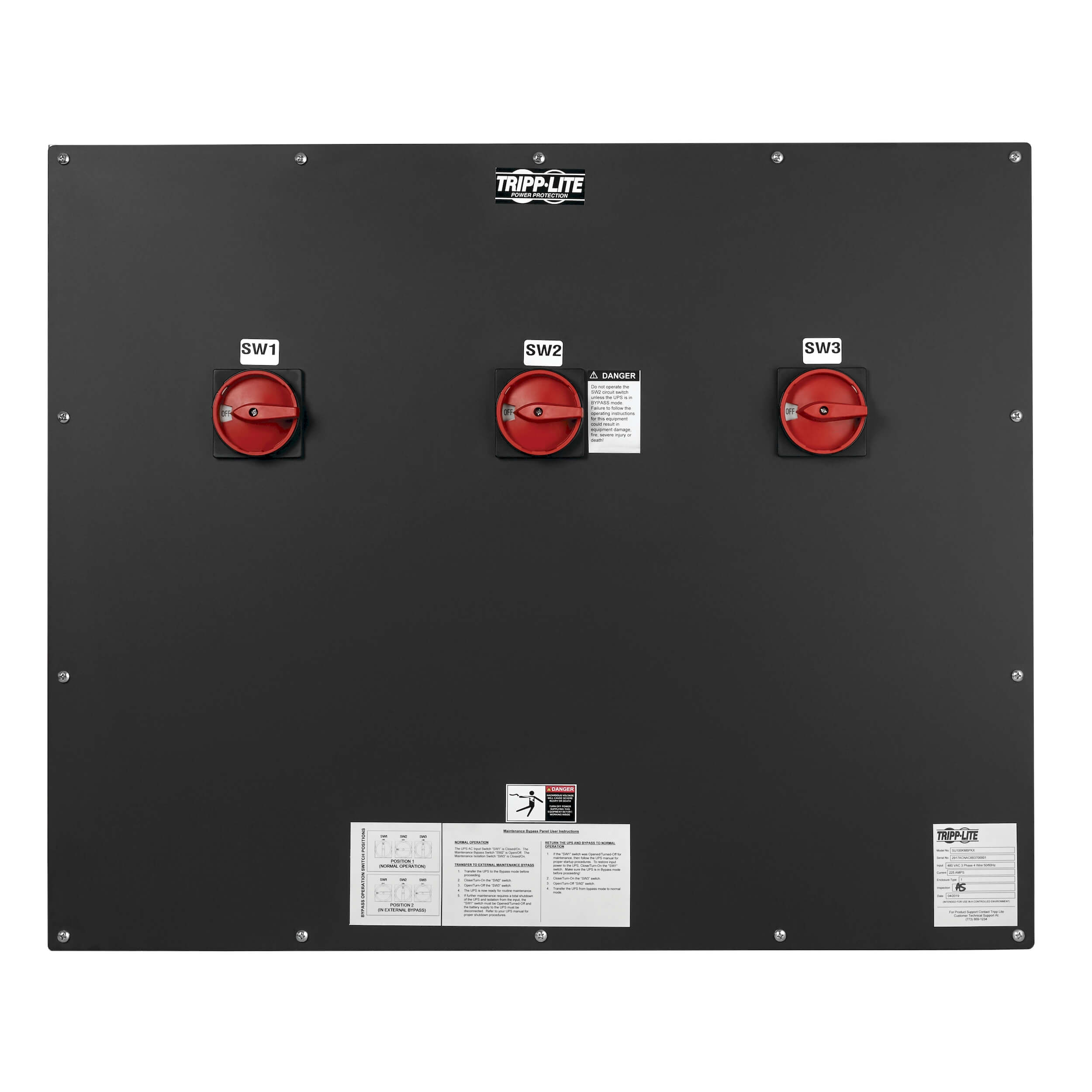 UPS Bypass Panel for Select 100KW, 400V 3Phase UPS Systems Eaton