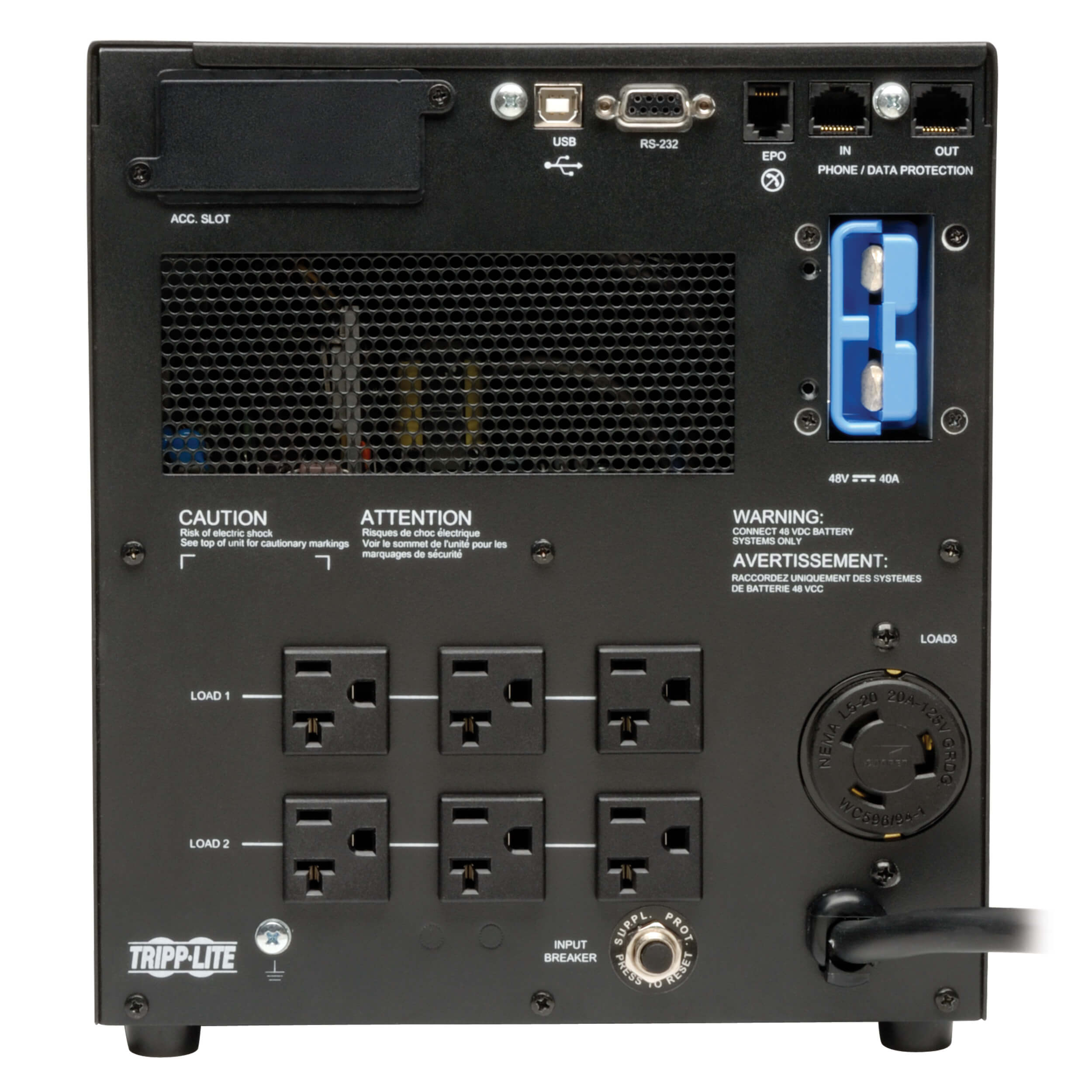 On-Line Double-Conversion UPS System, 120V 2.2kVA 1.8kW | Eaton