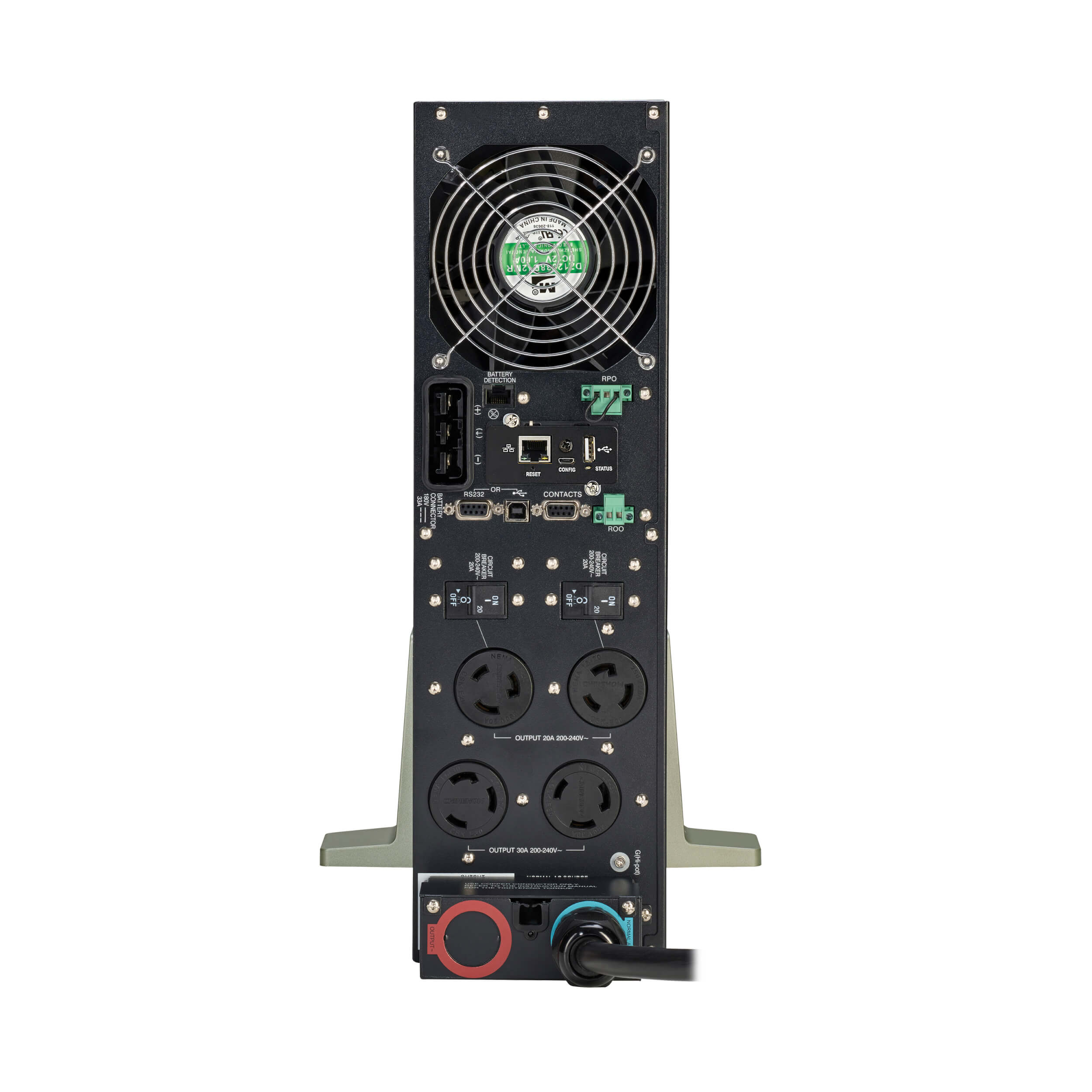 SmartOnline Double-Conversion UPS, 4500W, 5kVA, 208V, 3U Rack Tower | Eaton