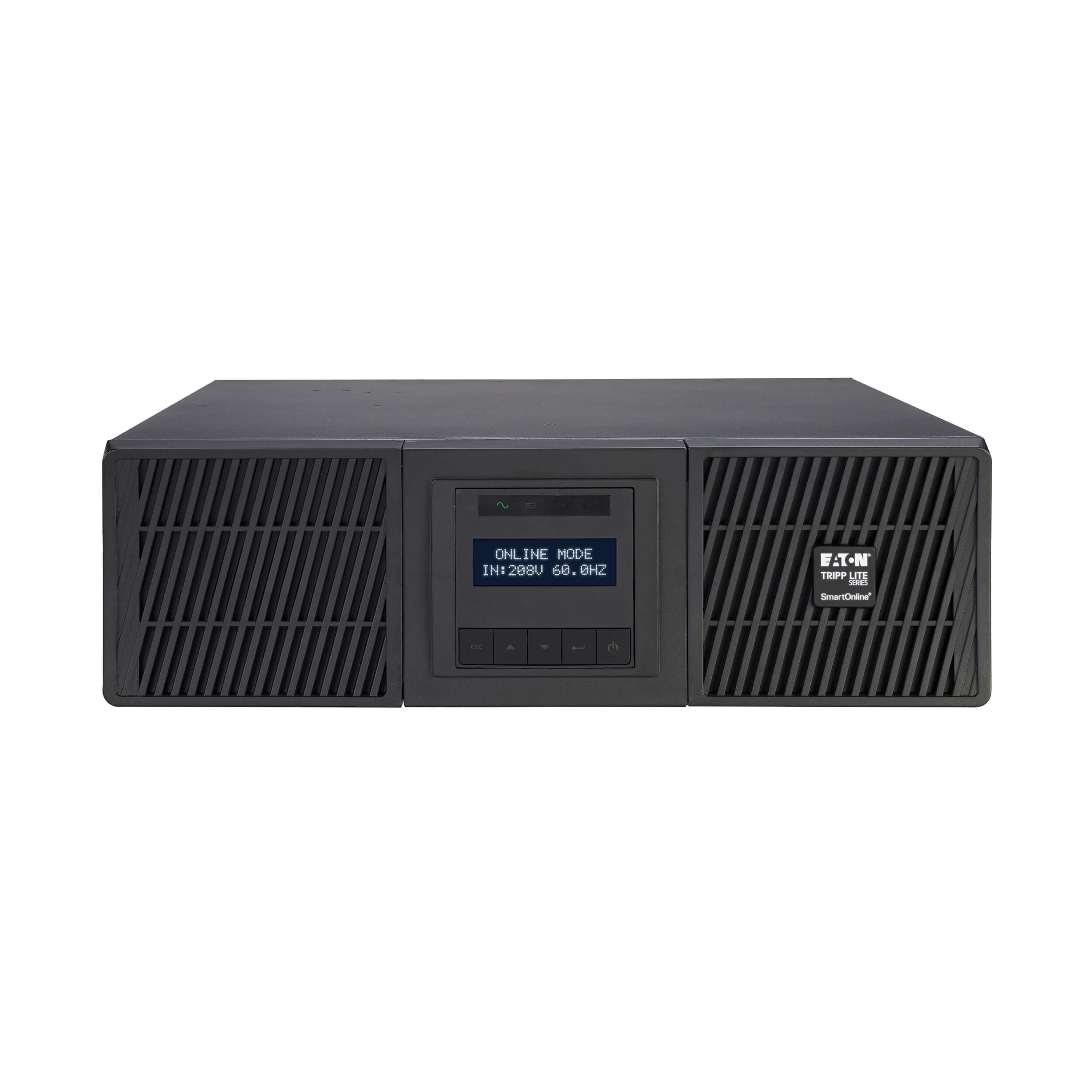 SmartOnline Double-Conversion UPS, 5400W, 6kVA, 208V, 3U Rack Tower | Eaton