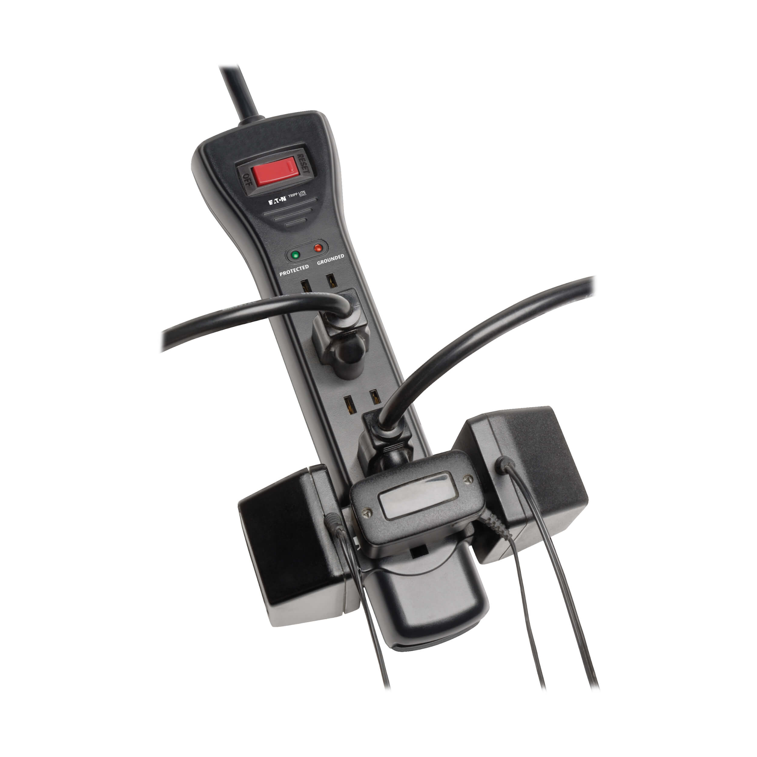 Surge Protector, 7 Outlet, 2160 Joules, 7ft Cord, LED Eaton