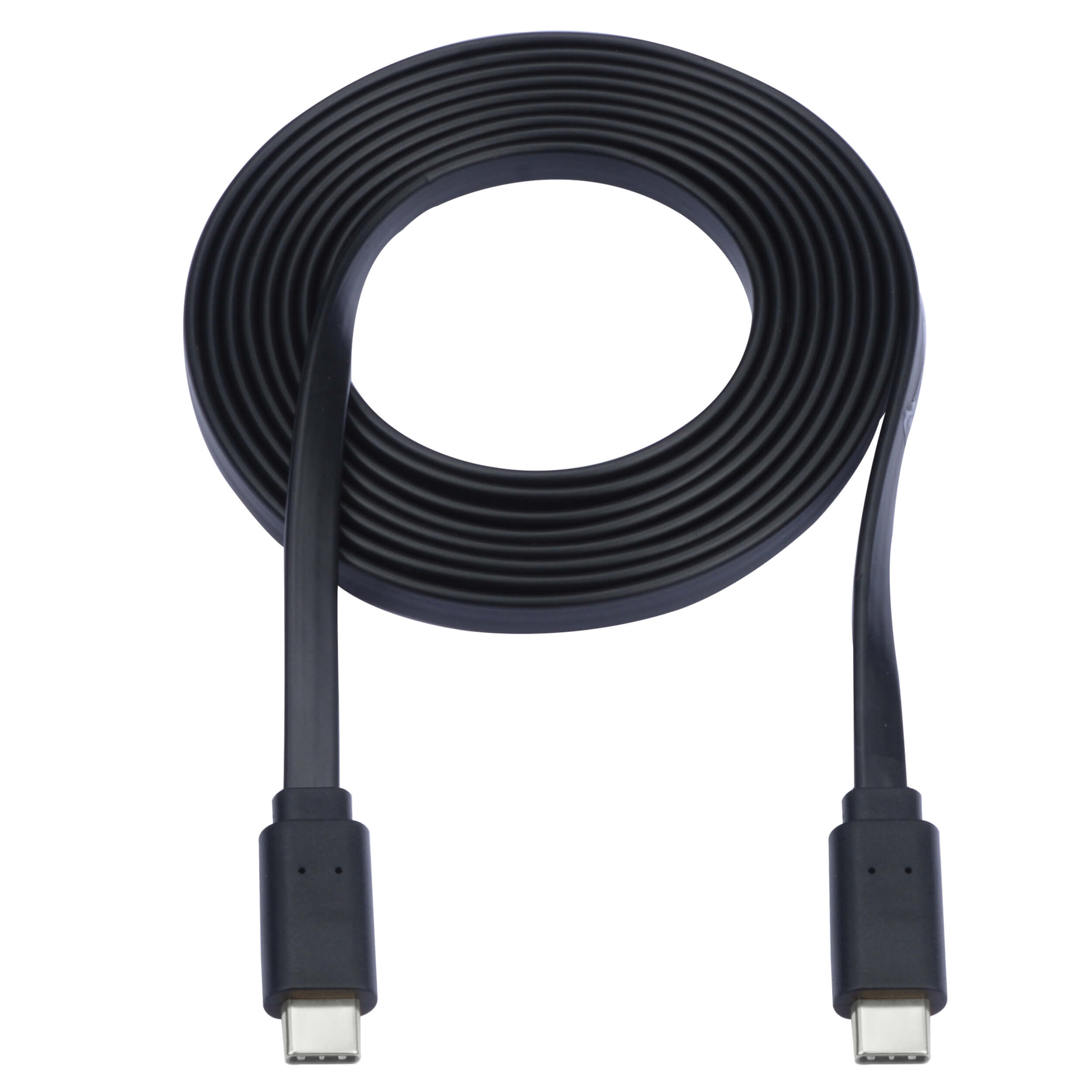 USBC Flat Cable, USB 2.0, 60W, 3 ft. Eaton