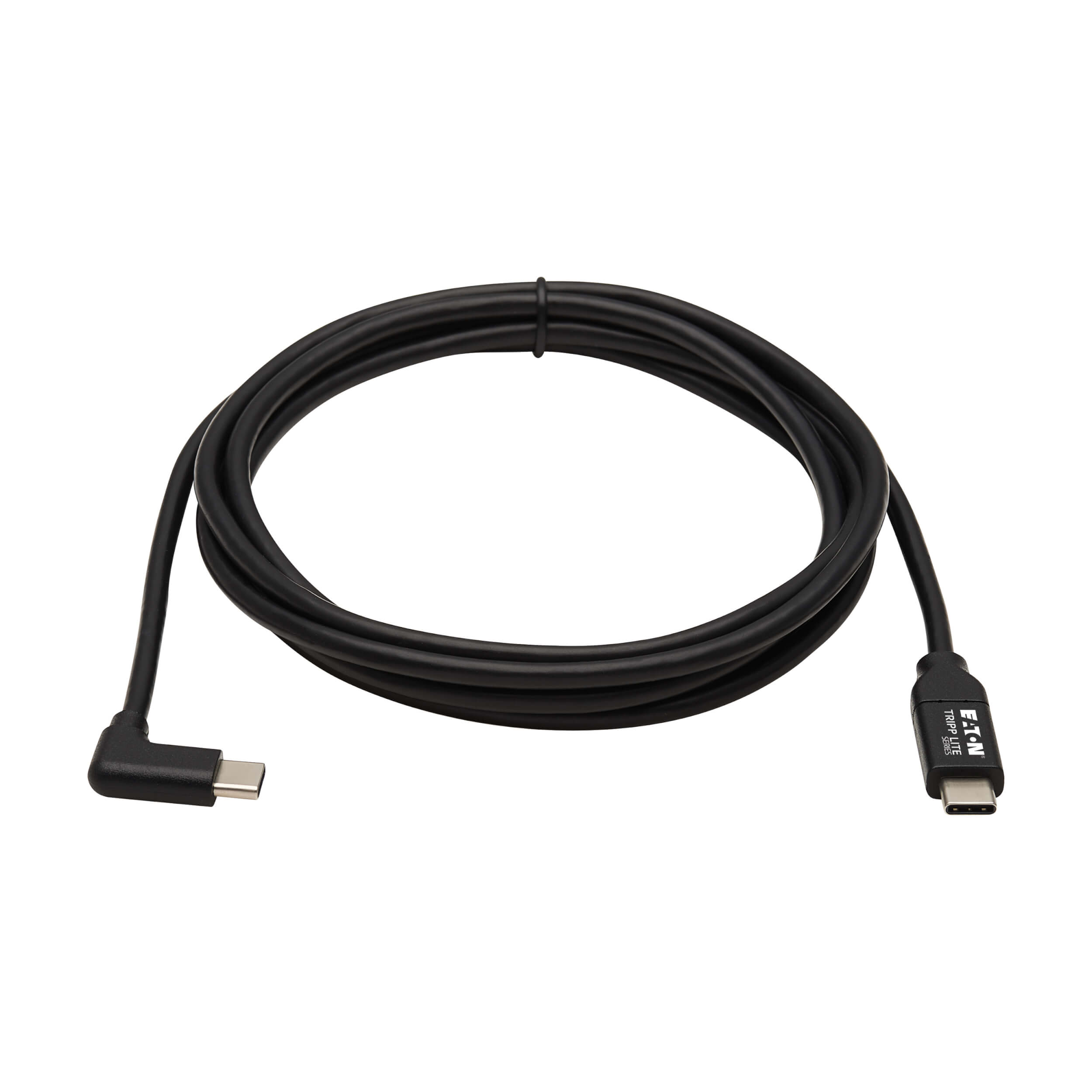 USB-C Cable, Rt. Angle, USB 2.0, 5A Rated, 2M, 6.6 ft. | Eaton