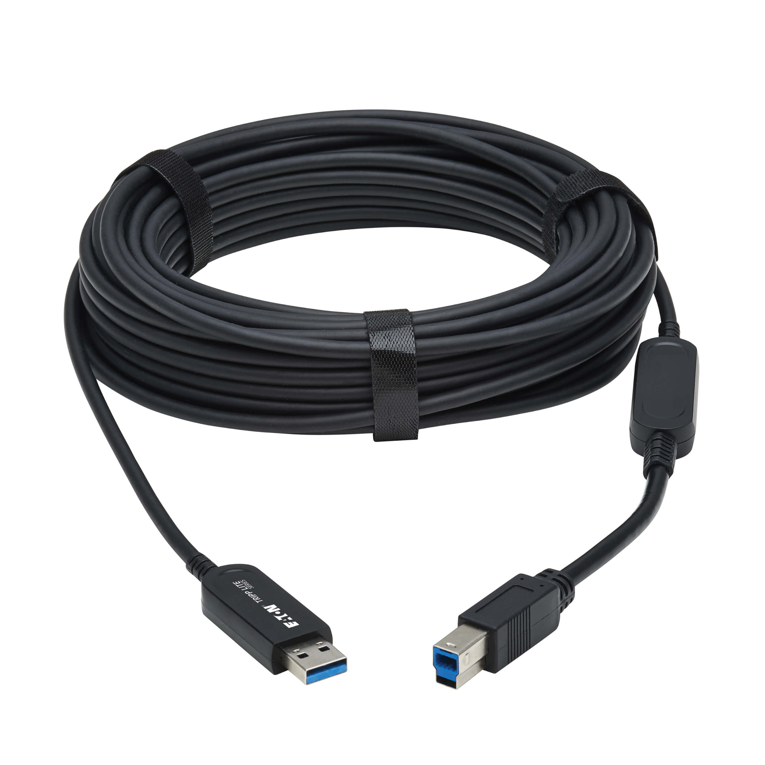 USB Active Optical Cable, Plenum-Rated, USB-A to USB-B, 15 m | Eaton