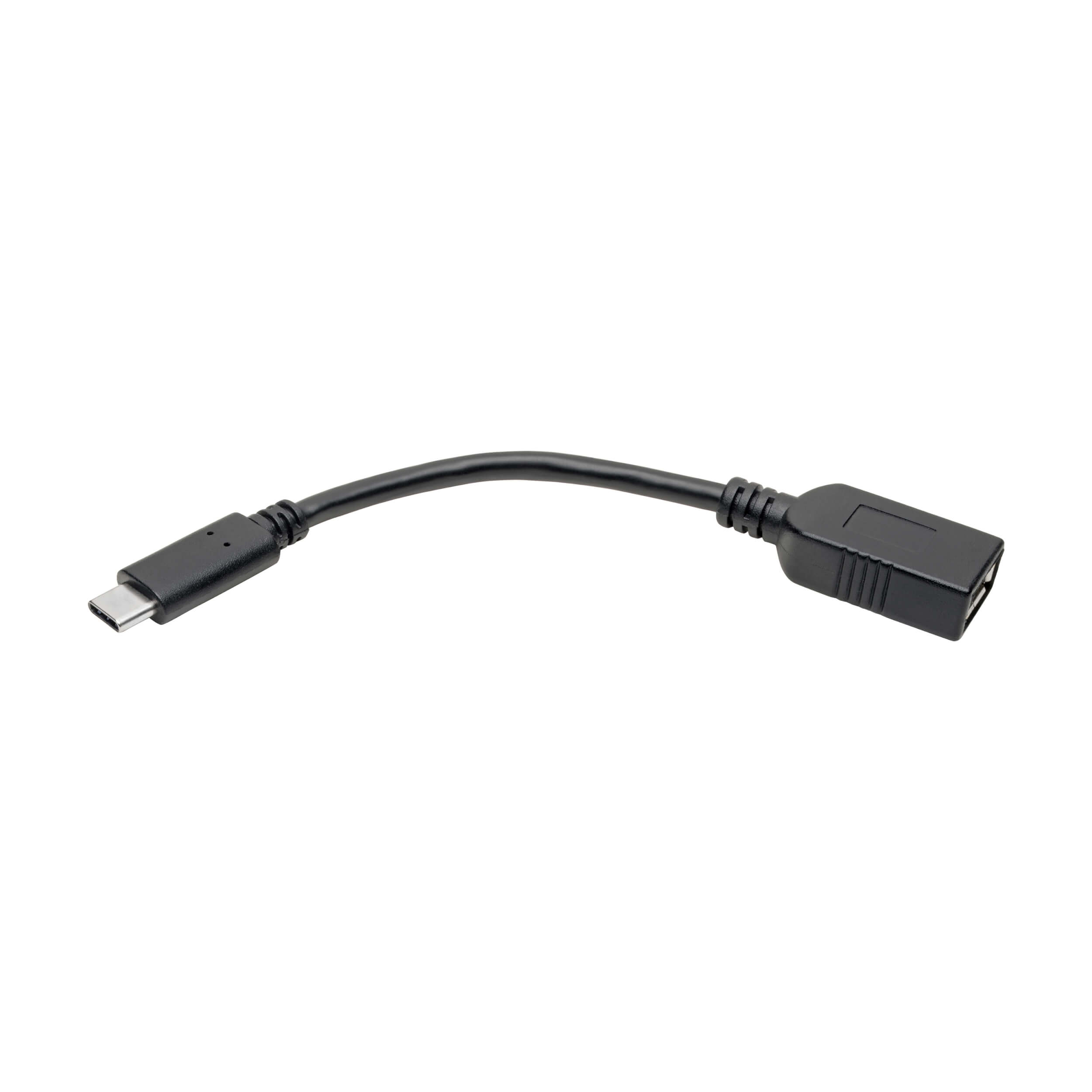 USBC to USBA Adapter Cable, USBIF, 6 in, Thunderbolt Eaton
