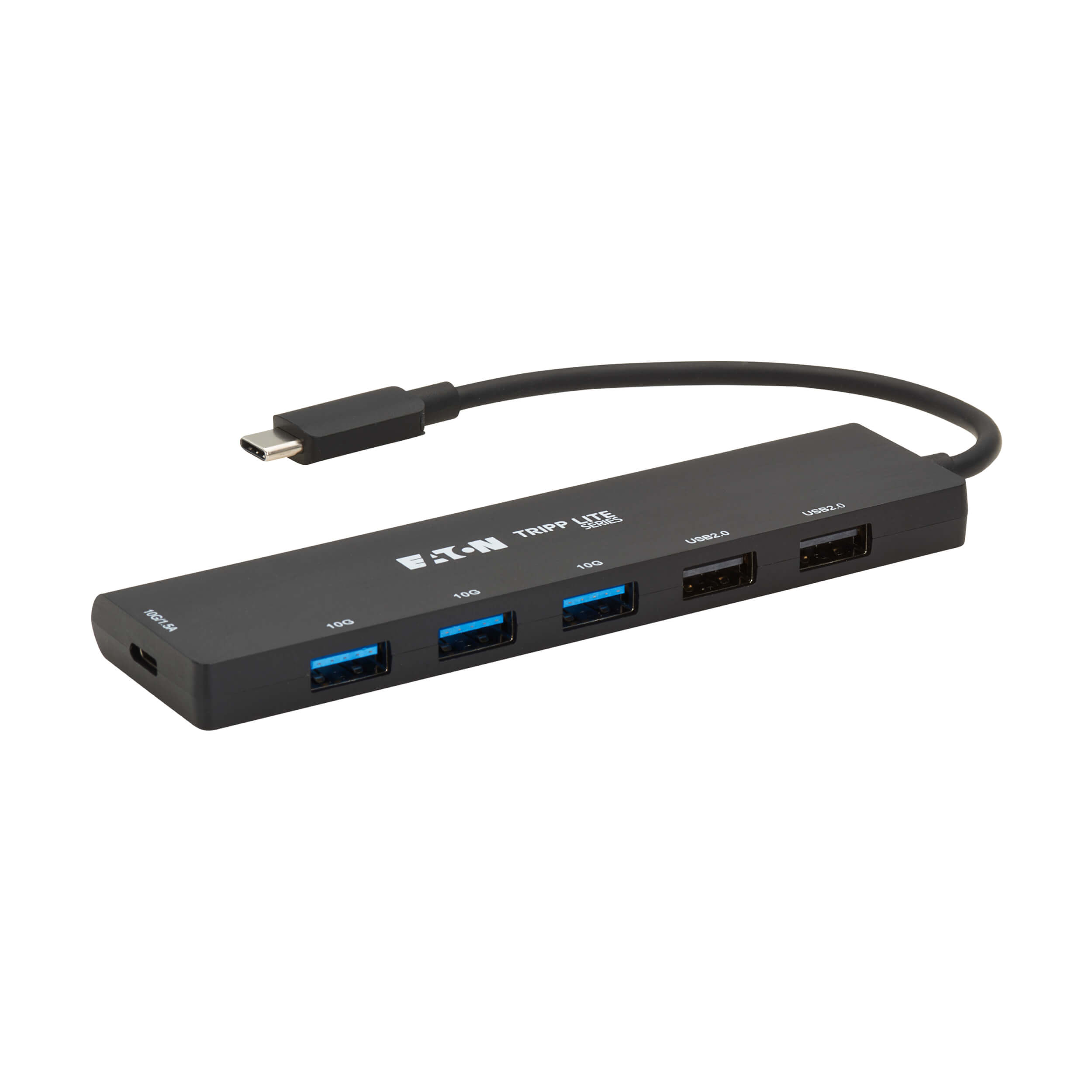 6-Port Slim USB Hub, 10 Gbps, USB-A Hub, USB-C, Thunderbolt 3 | Eaton