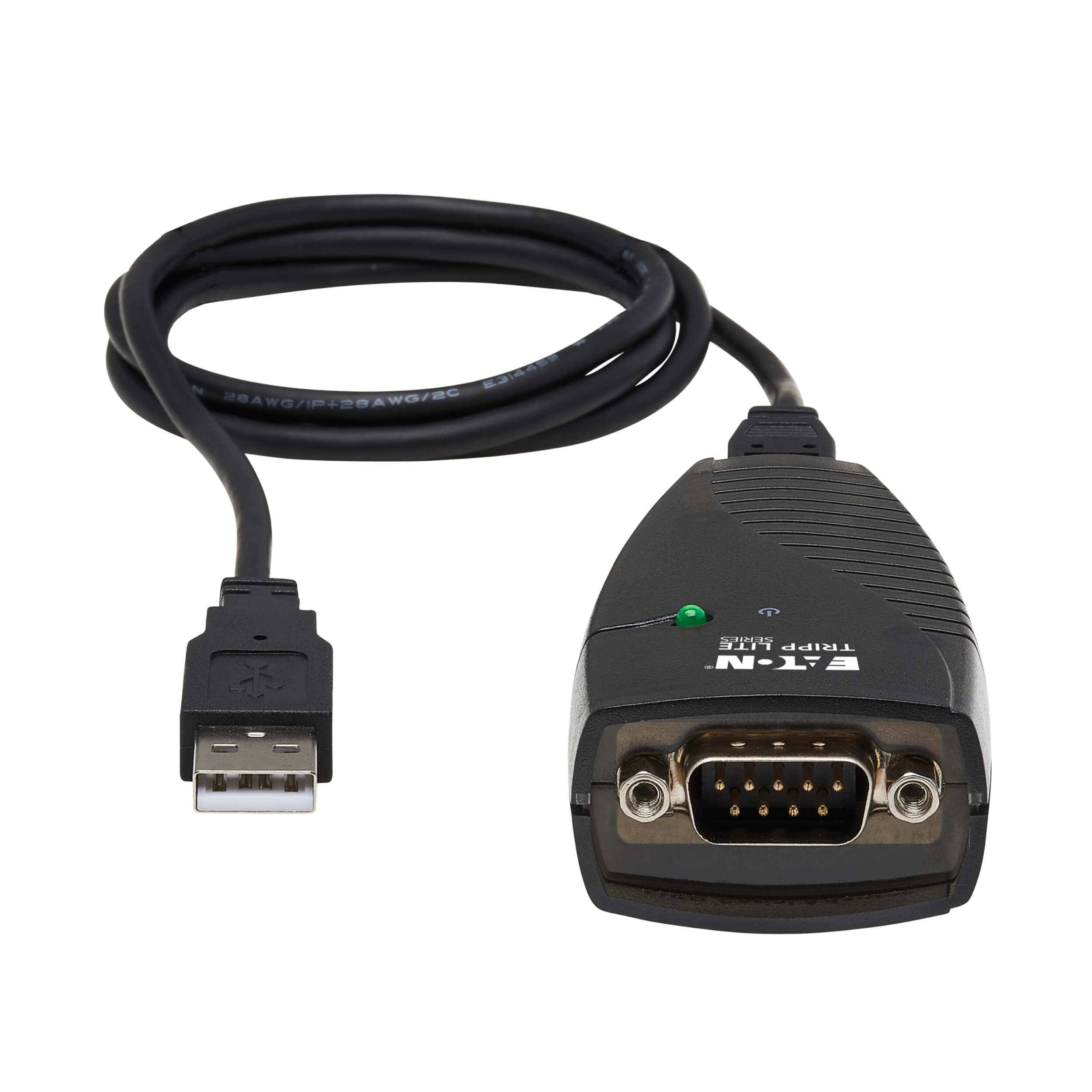 Keyspan RS232 to USBA Adapter, DB9, 3ft Cable Eaton