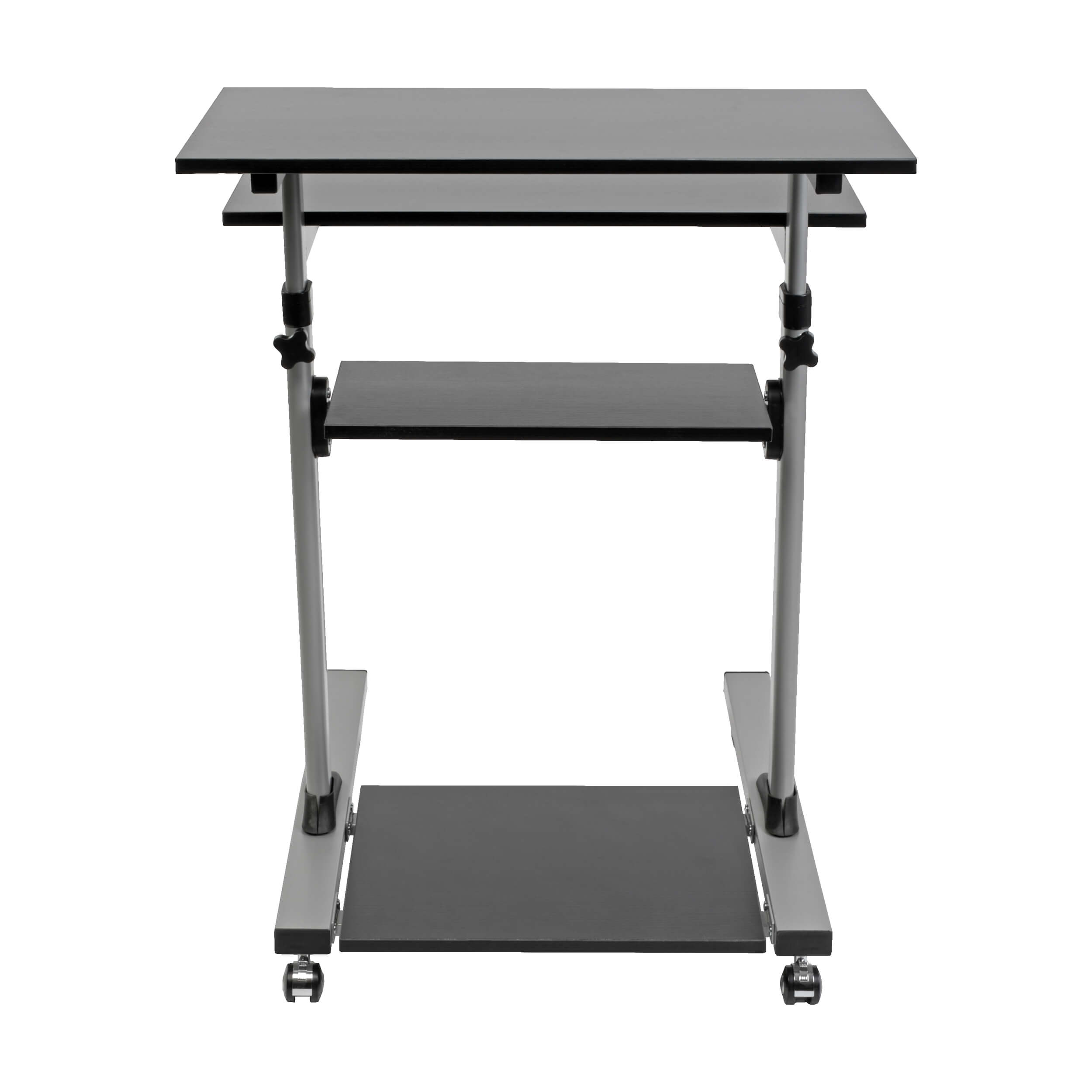 Rolling Standing Desk Workstation, Height Adjustable Eaton