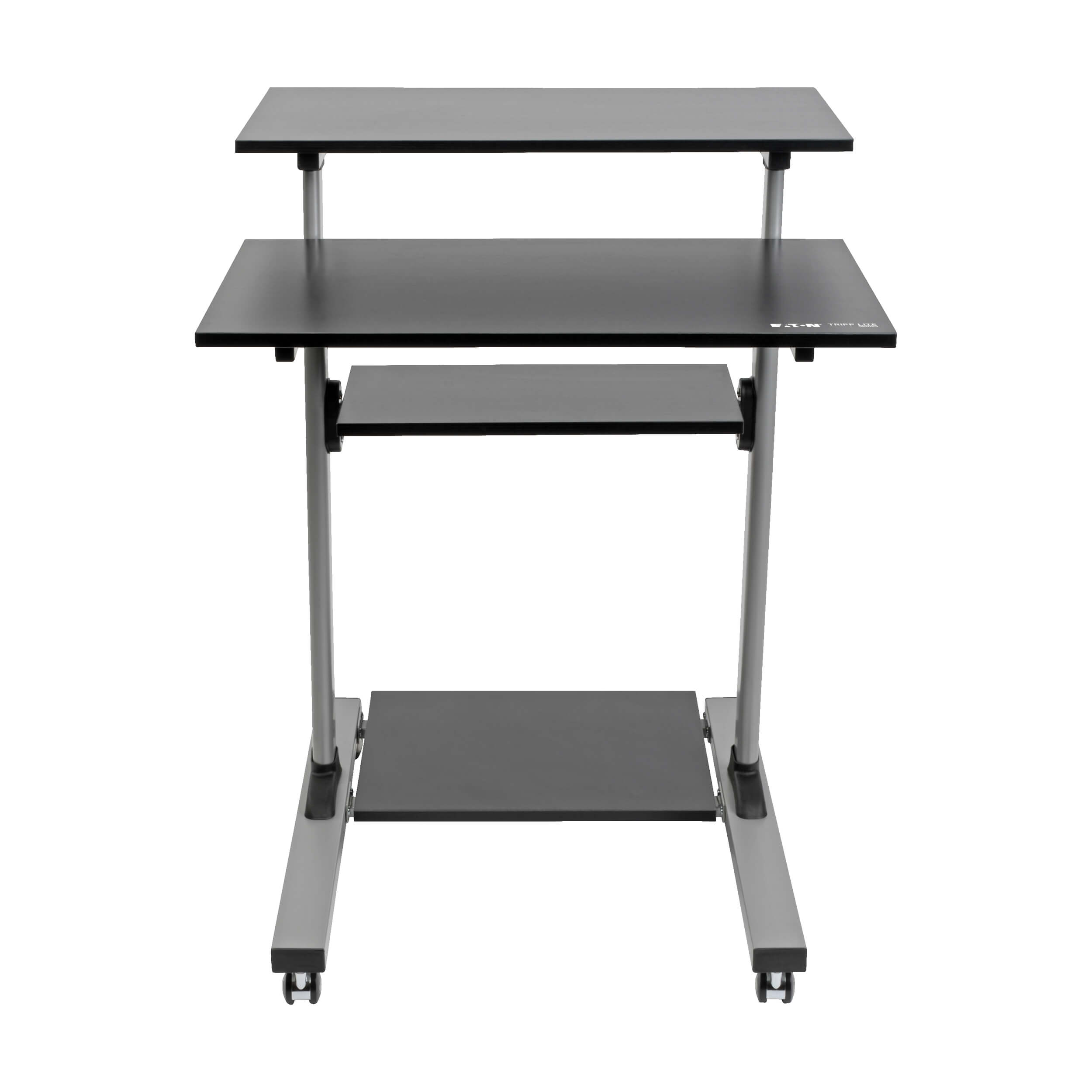 Rolling Standing Desk Workstation, Height Adjustable Eaton
