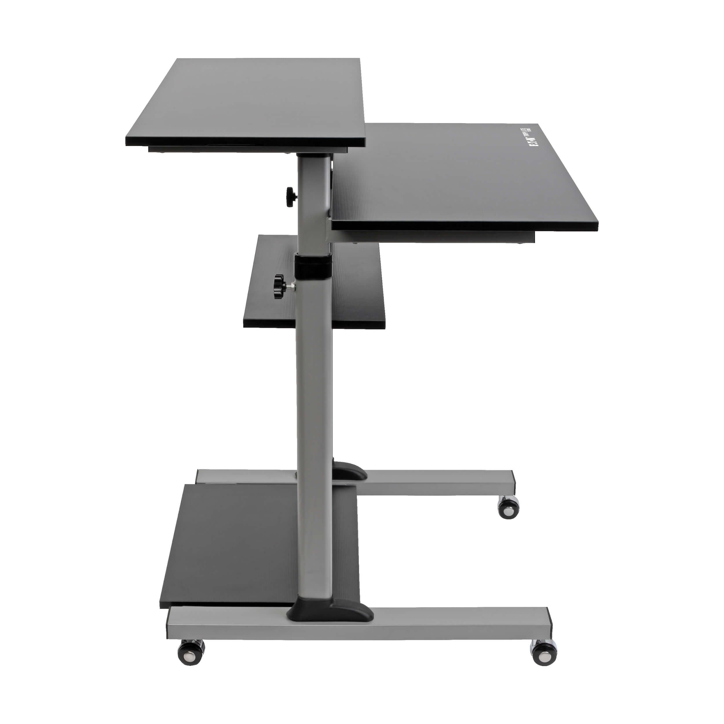 Rolling Standing Desk Workstation, Height Adjustable Eaton