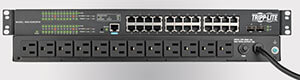 1U gigabit ethernet switch pdu combo