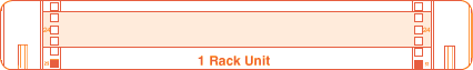 1 rack unit
