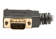 VGA (HD15 -公)-直角