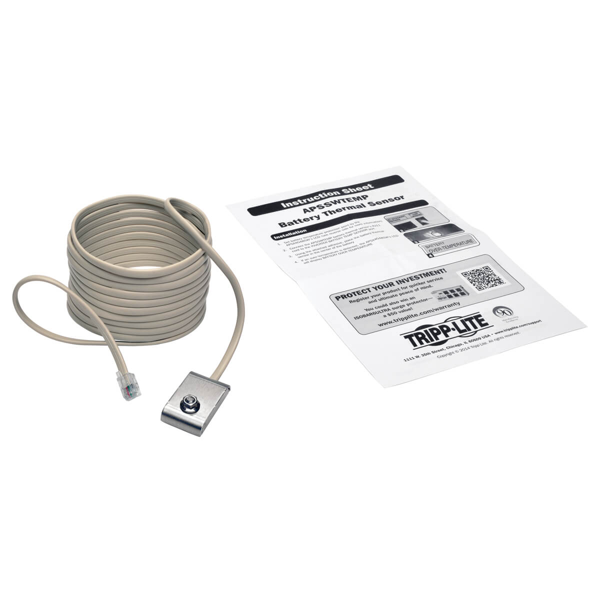 Remote Battery Temperature Sensor for Select Power Inverters Eaton