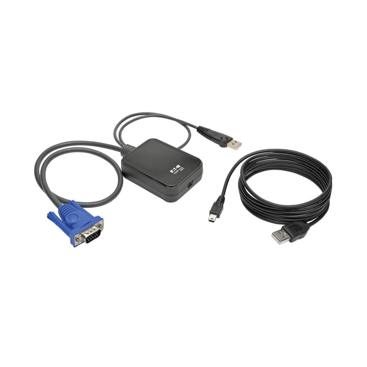 KVM Console to USB 2.0 Crash Cart Adapter with File Transfer, Video