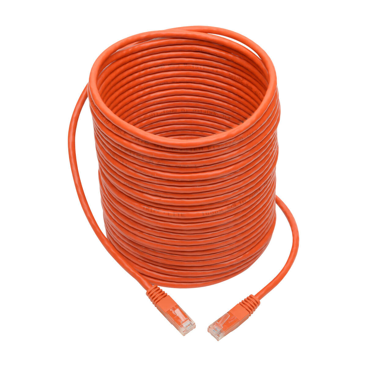 Cat6 Gigabit Cable, Orange, 35ft Eaton