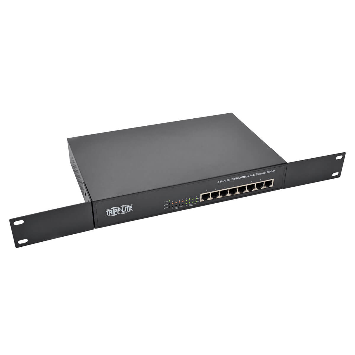 8-Port 10/100/1000 Mbps 1U/Desktop Gigabit Ethernet Unmanaged Switch