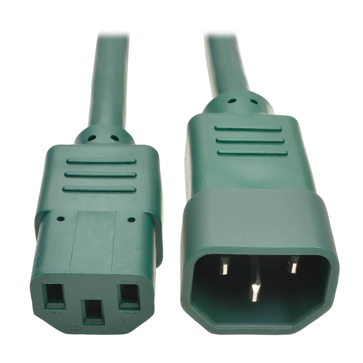 C14 To C13 Computer Power Cord 6 Ft Green Eaton