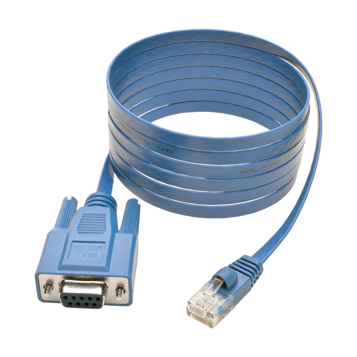 6 ft RJ45 to DB9F Cisco Serial Console Port Rollover Cable | Eaton