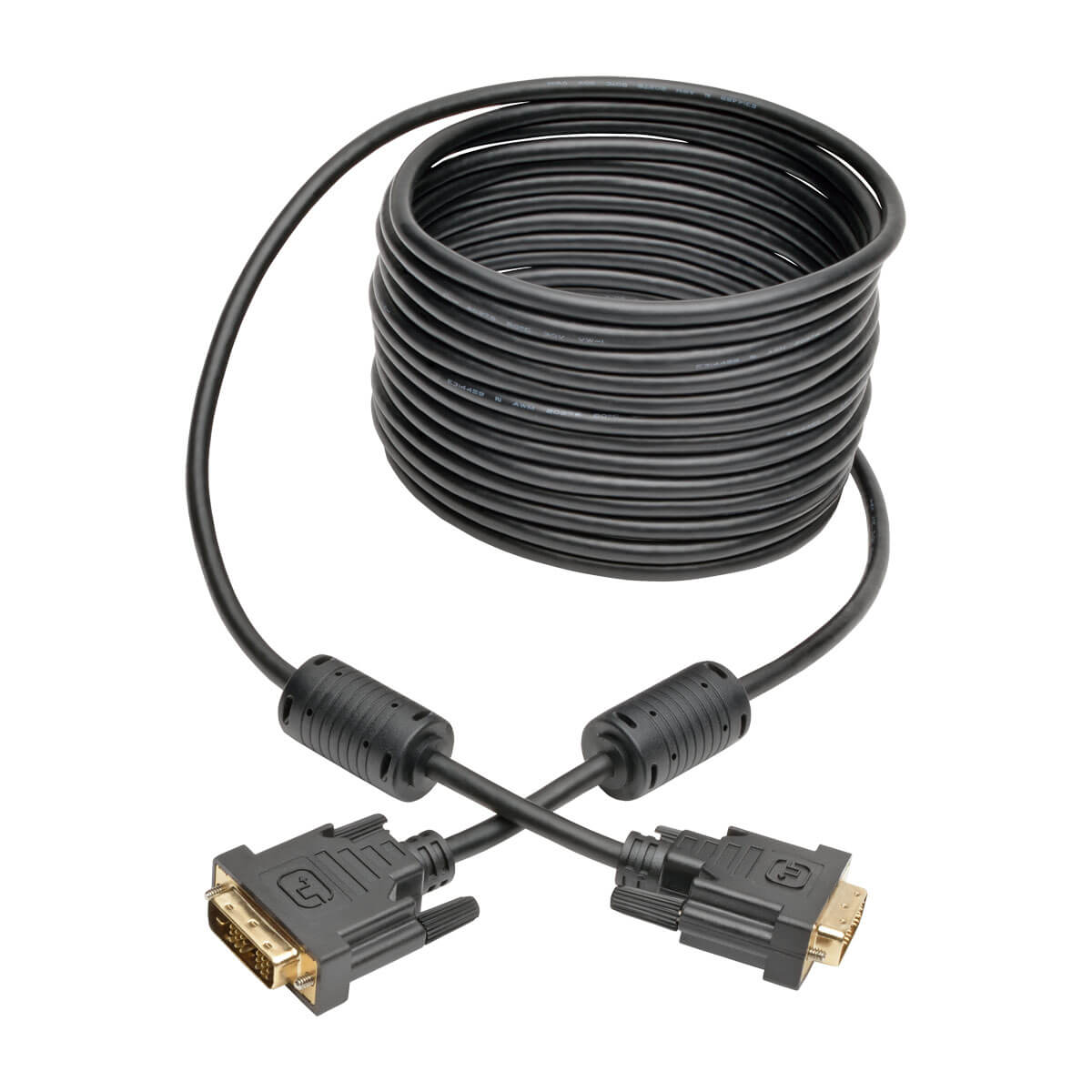 DVID Single Link TMDS Monitor Cable, Male to Male, 20ft. Eaton