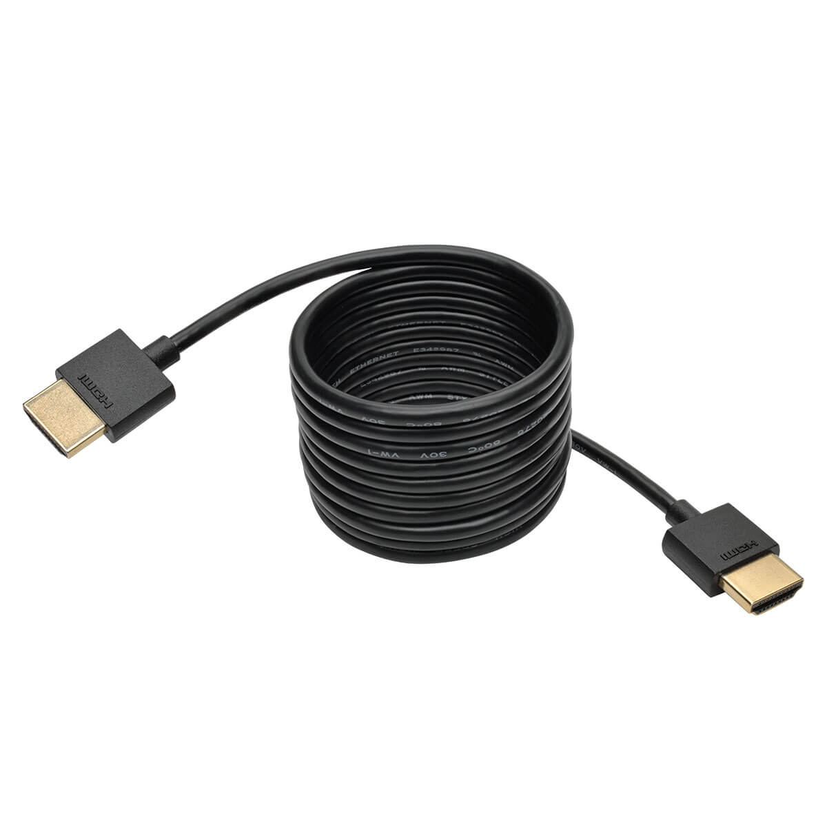 Slim High Speed Hdmi Cable Ethernet Uhd 4k 60hz 6 Ft Eaton