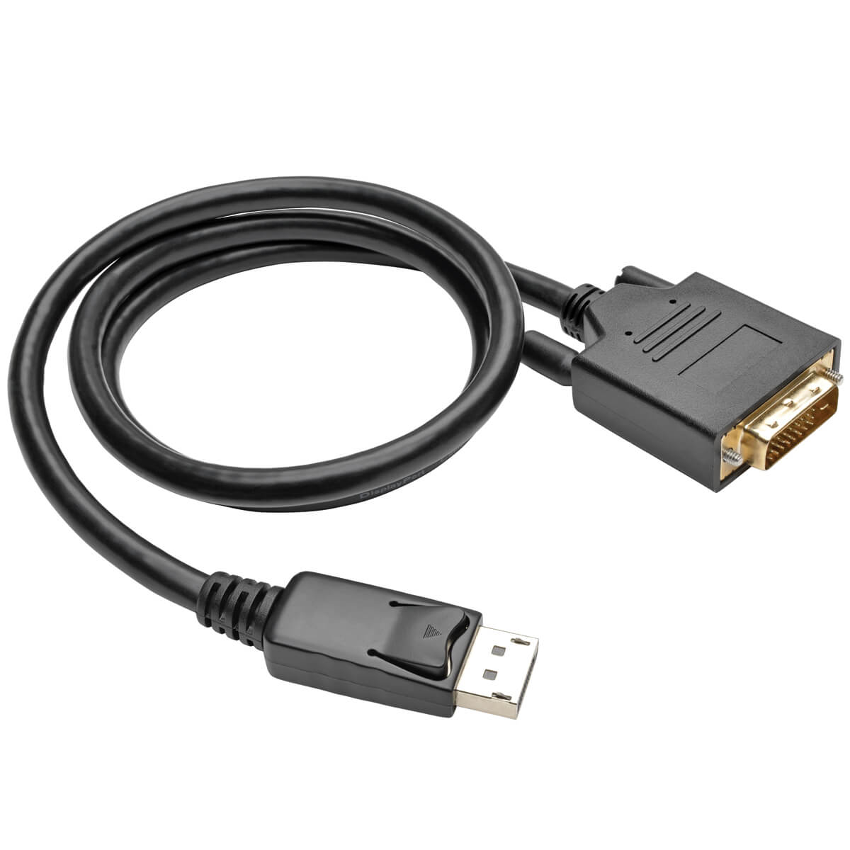 DisplayPort 1.2 to DVI Active Adapter Cable, Latches, 3-ft. | Eaton