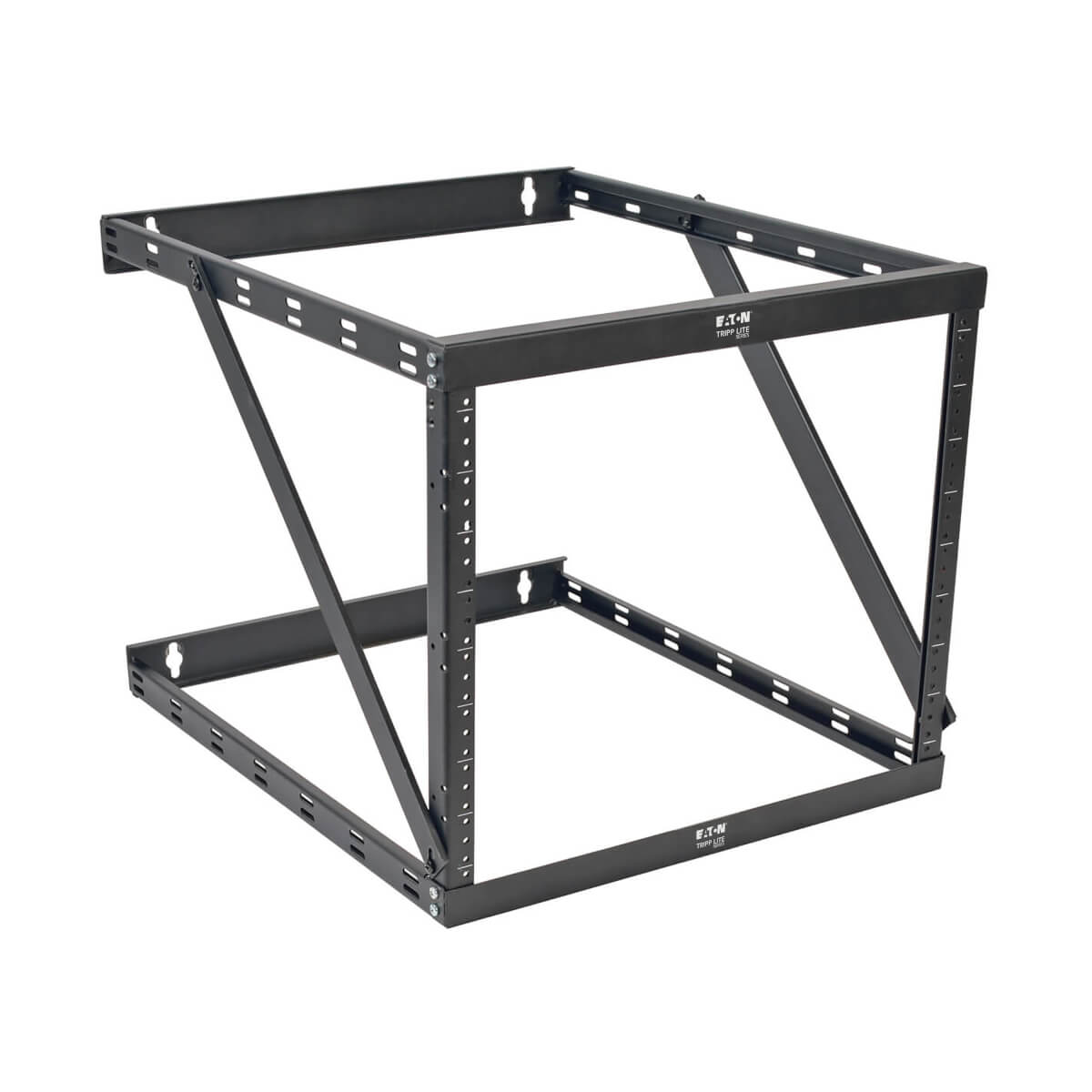 Expandable 2Post Open Frame Server Rack, UPSDepth, WallMount Eaton