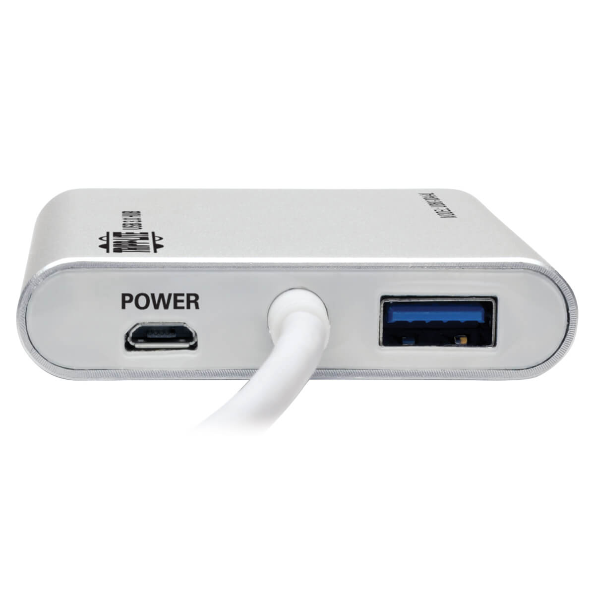 4-Port Portable USB 3.0 SuperSpeed Mini Hub, Aluminum | Eaton