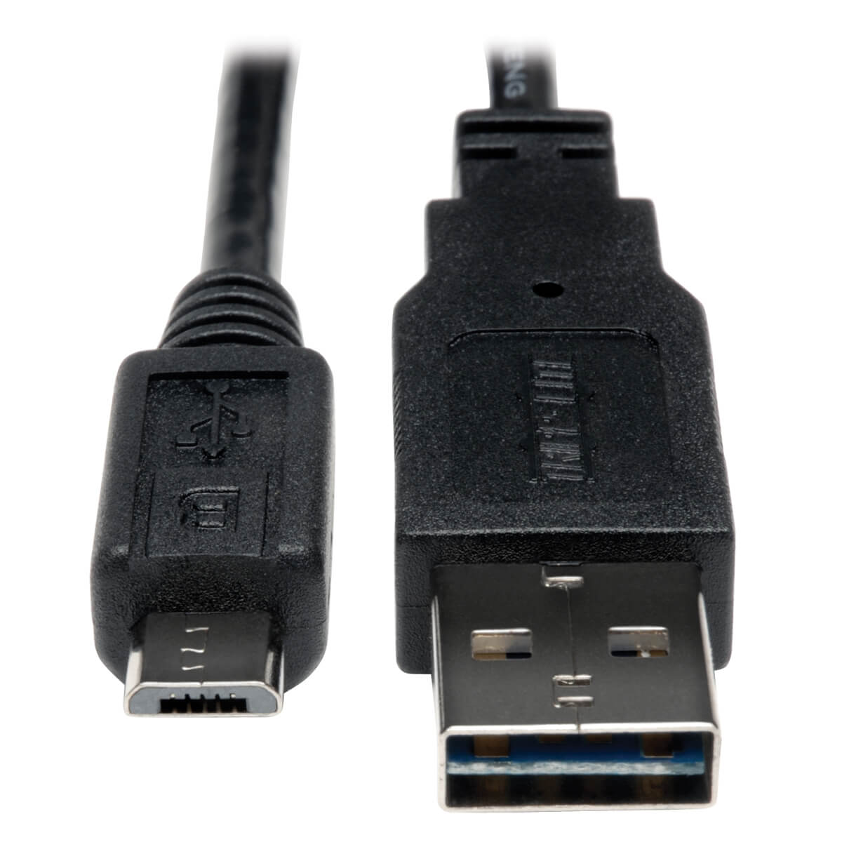 Universal Reversible USB 2.0 Cable A to 5Pin Micro B, 1-ft. | Eaton