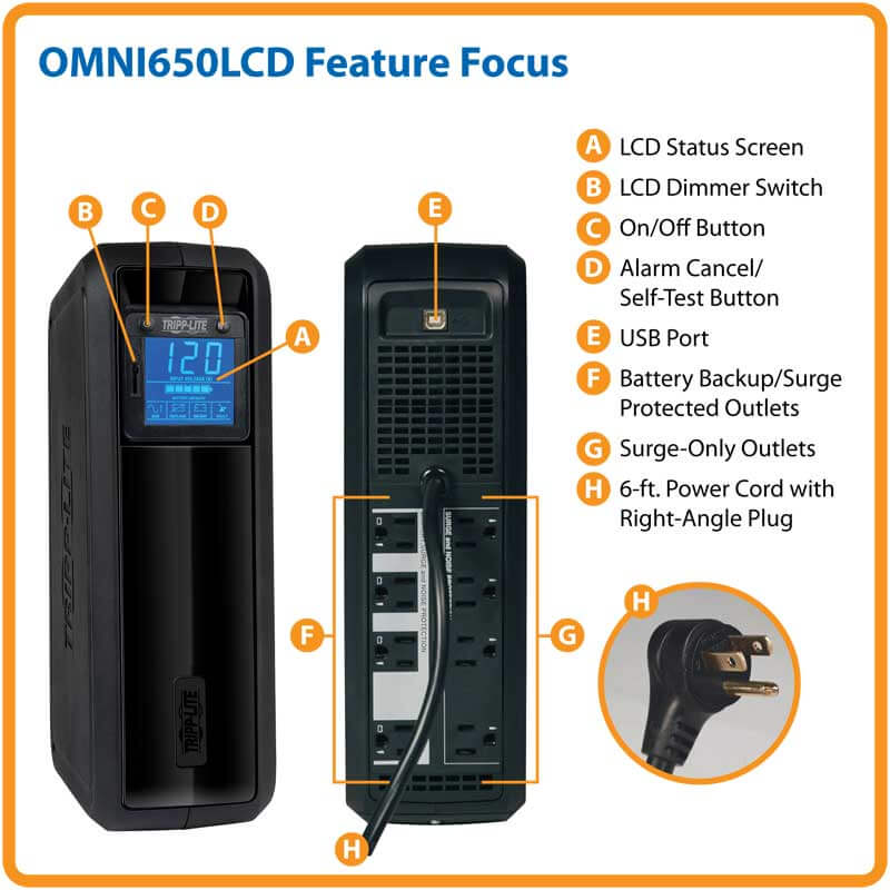 OMNI650LCD highlights