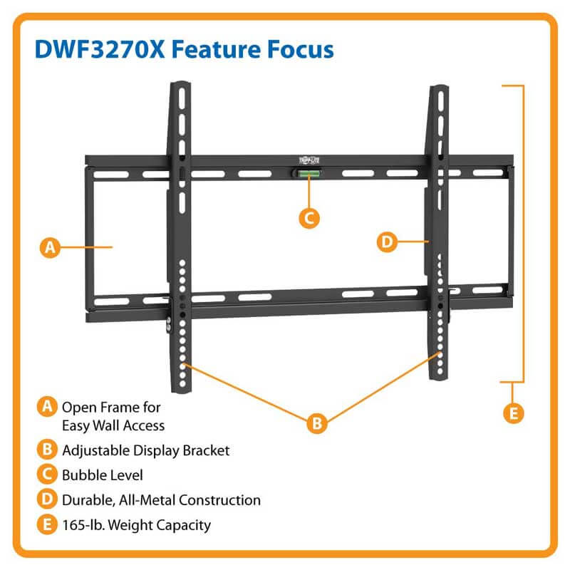 32-70\" Full Motion LCD LED Plasma Flat TV Wall Mount Bracket 55 60 65 70