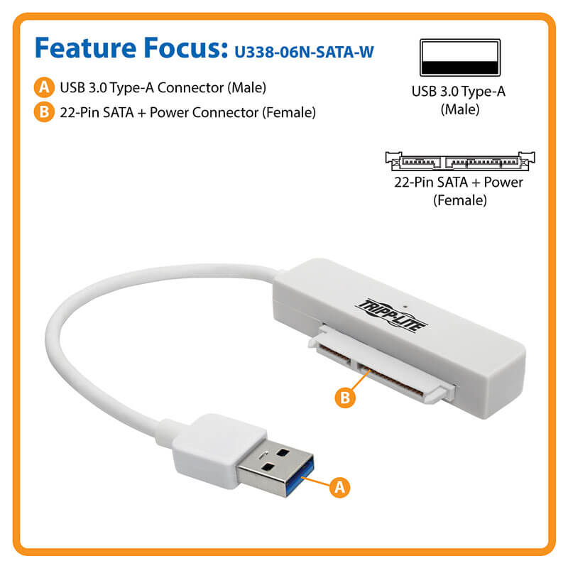DIGITUS DA-70300 USB 3.0 to SATA II Adapter cable 