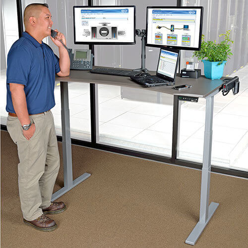 Adjustable Height Standing Desks Sit Stand Desks Tripp Lite