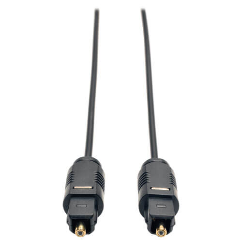 Tripp Lite Toslink Digital Optical SPDIF Audio Cable A102-01M 3-Feet 1M 