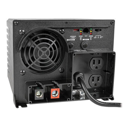 750W PowerVerter APS 12VDC 120V Inverter/Charger with Auto-Transfer  Switching, 2 Outlets