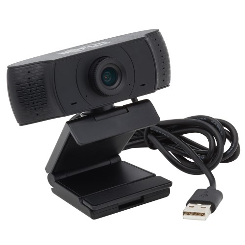 1080p USB webcam with microphone for laptops and desktop PCs 